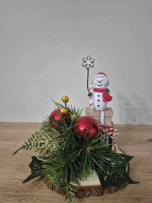 Handmade Small Christmas centrepiece decorations