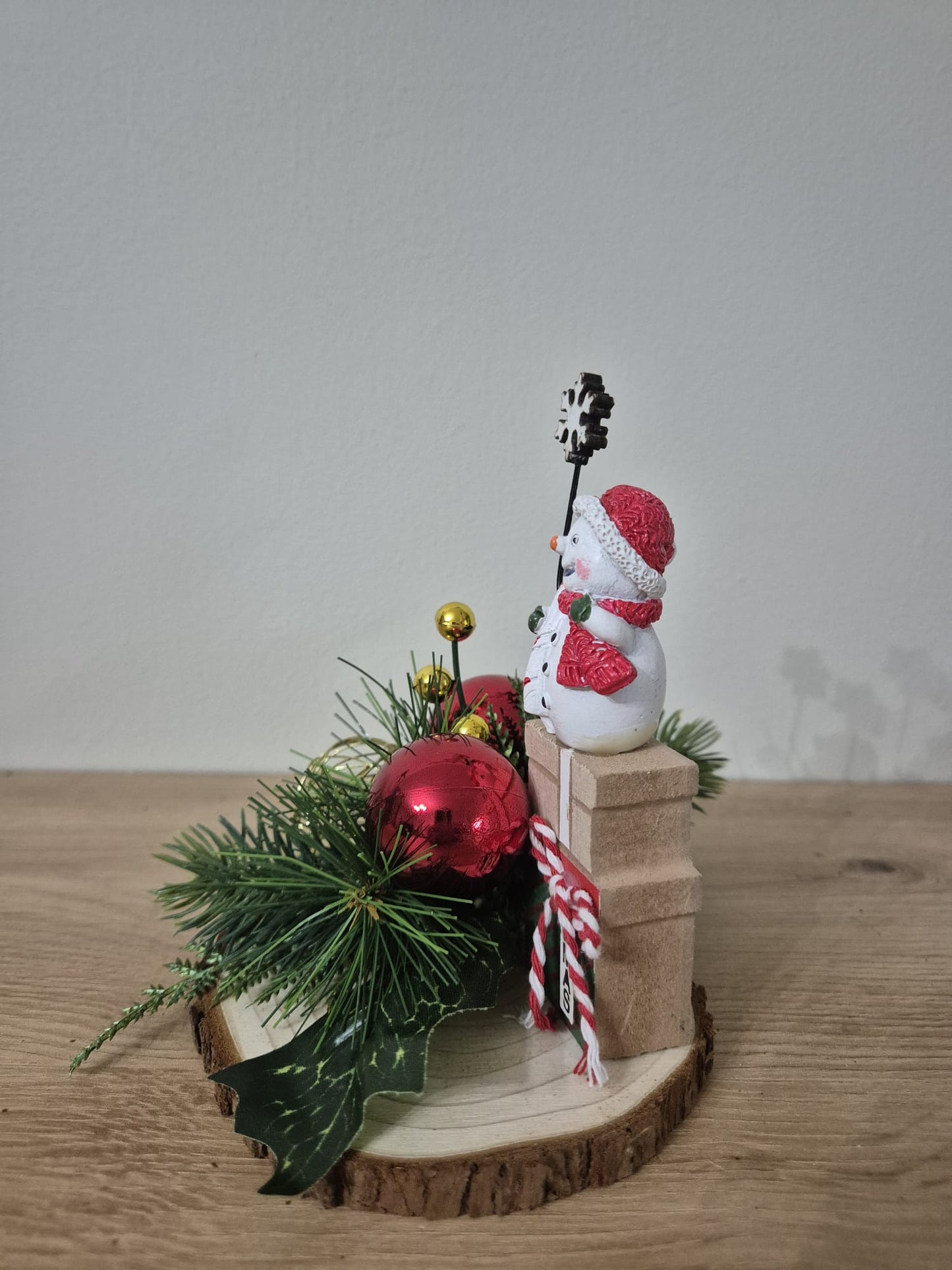 Handmade Small Christmas centrepiece decorations