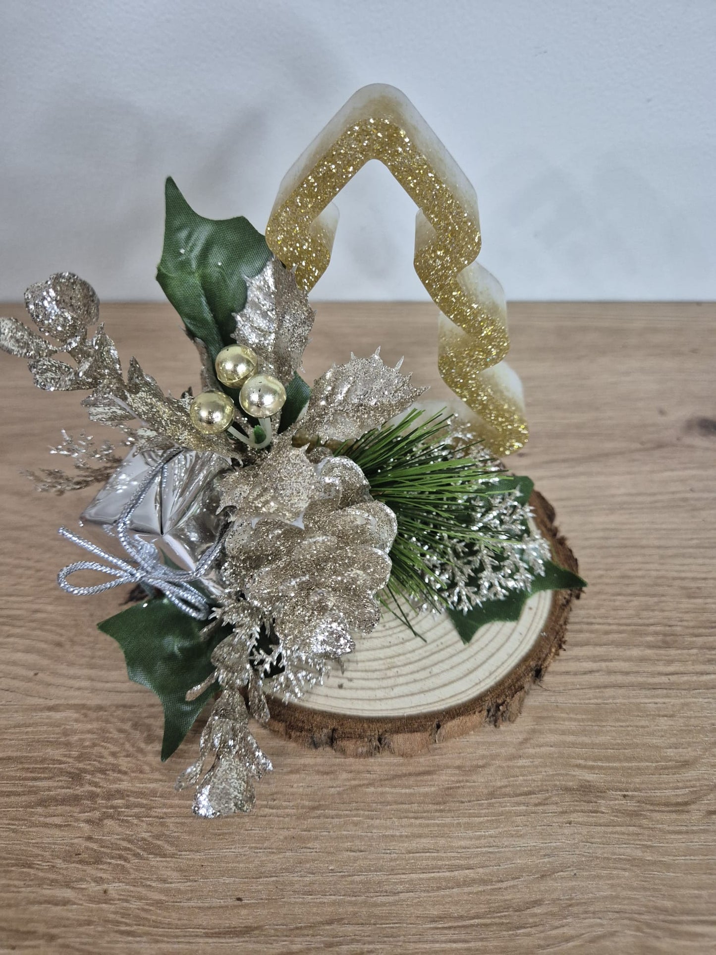 Handmade Small Christmas centrepiece decorations