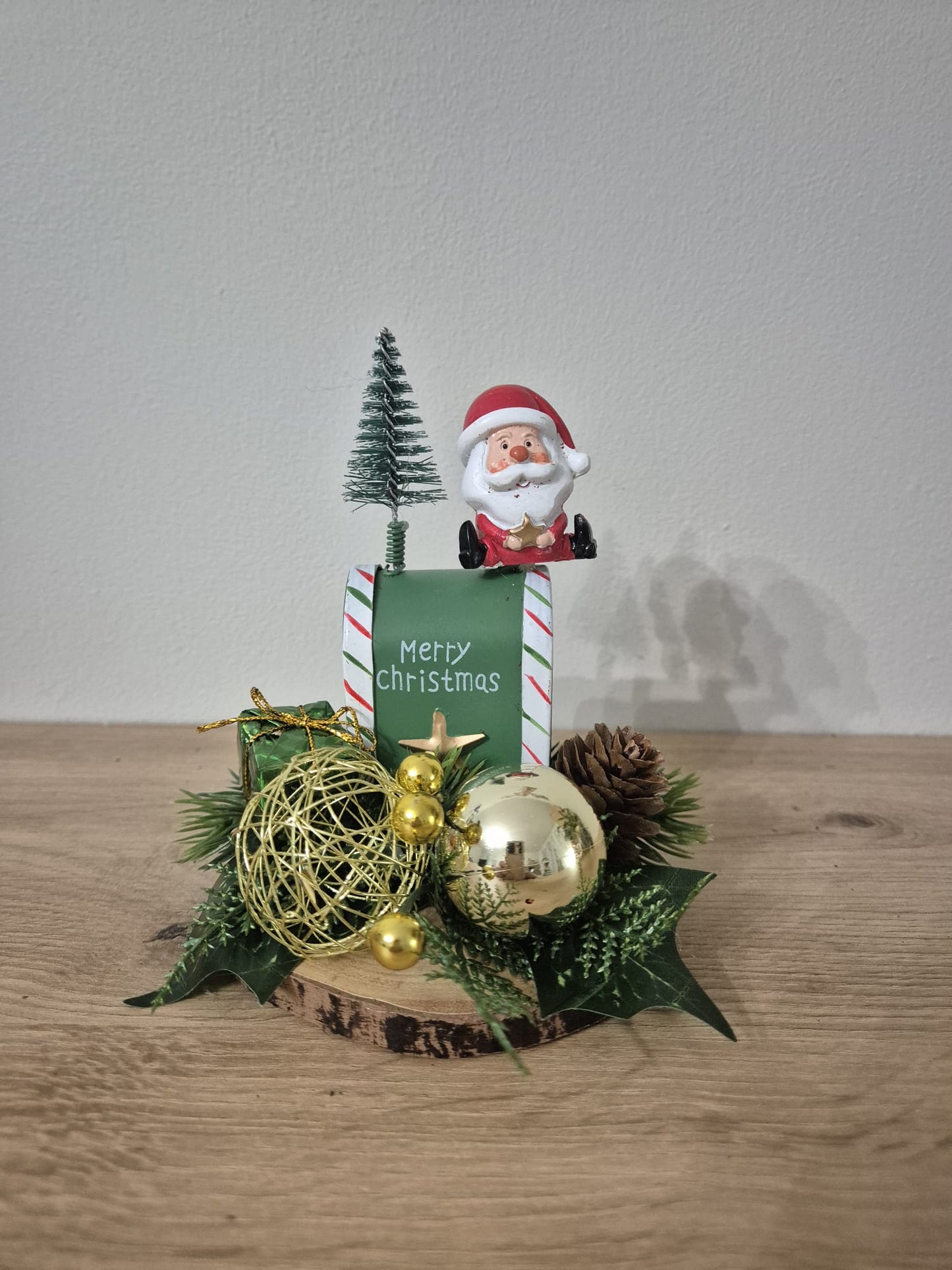 Handmade Small Christmas centrepiece decorations