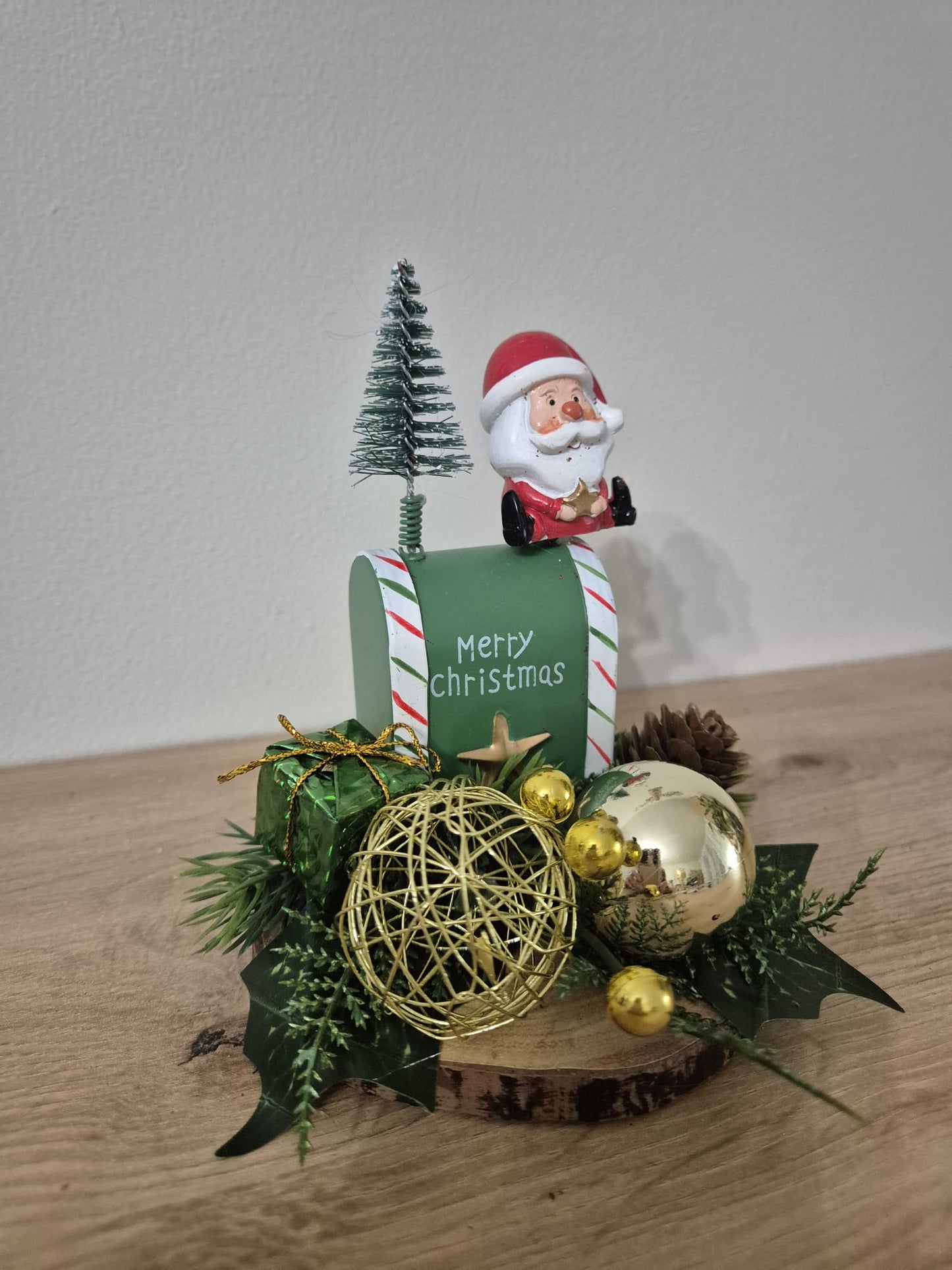 Handmade Small Christmas centrepiece decorations