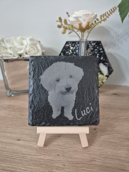 Slate personalized Coaster