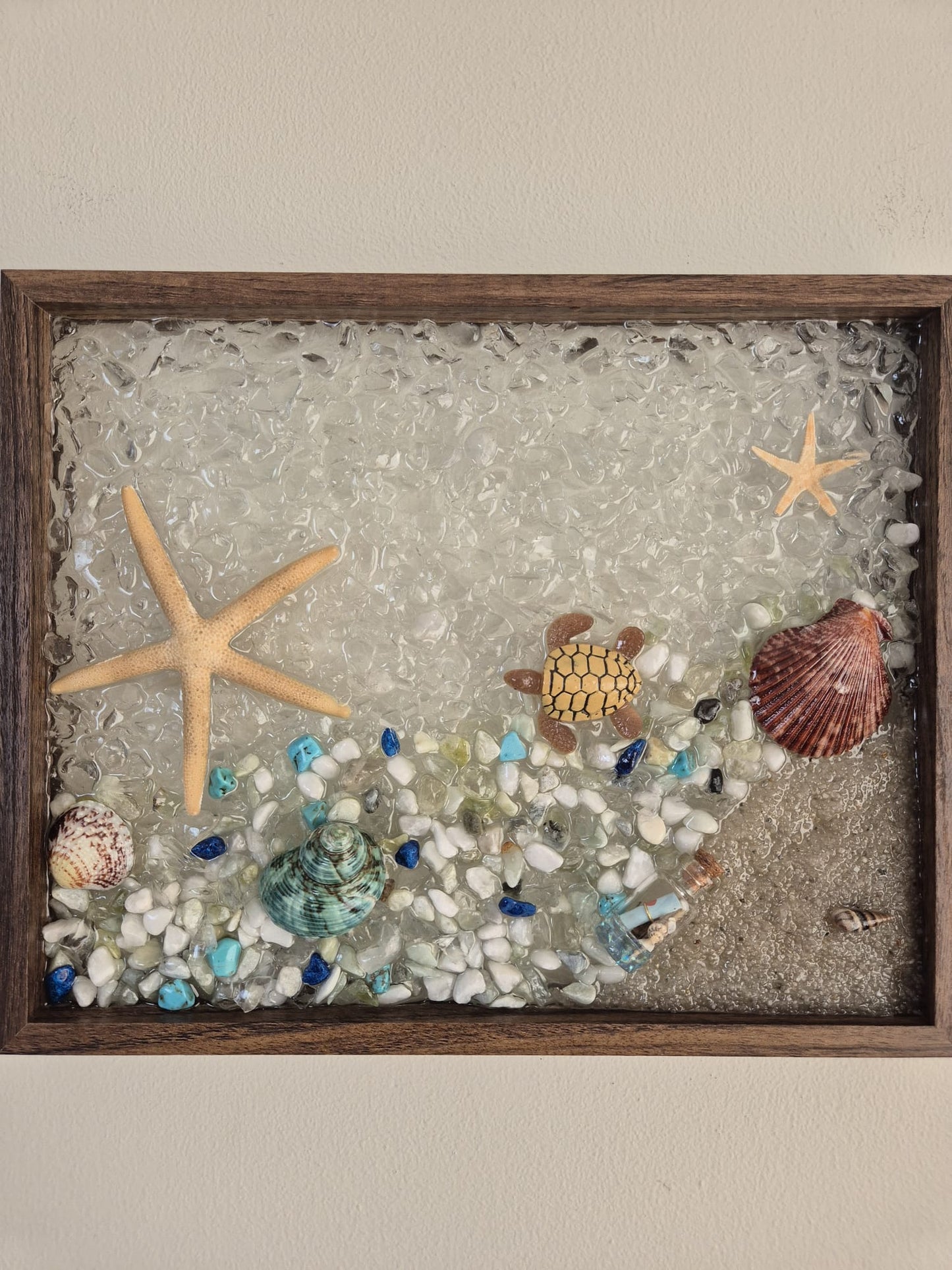 Resin Frame Sea Scene