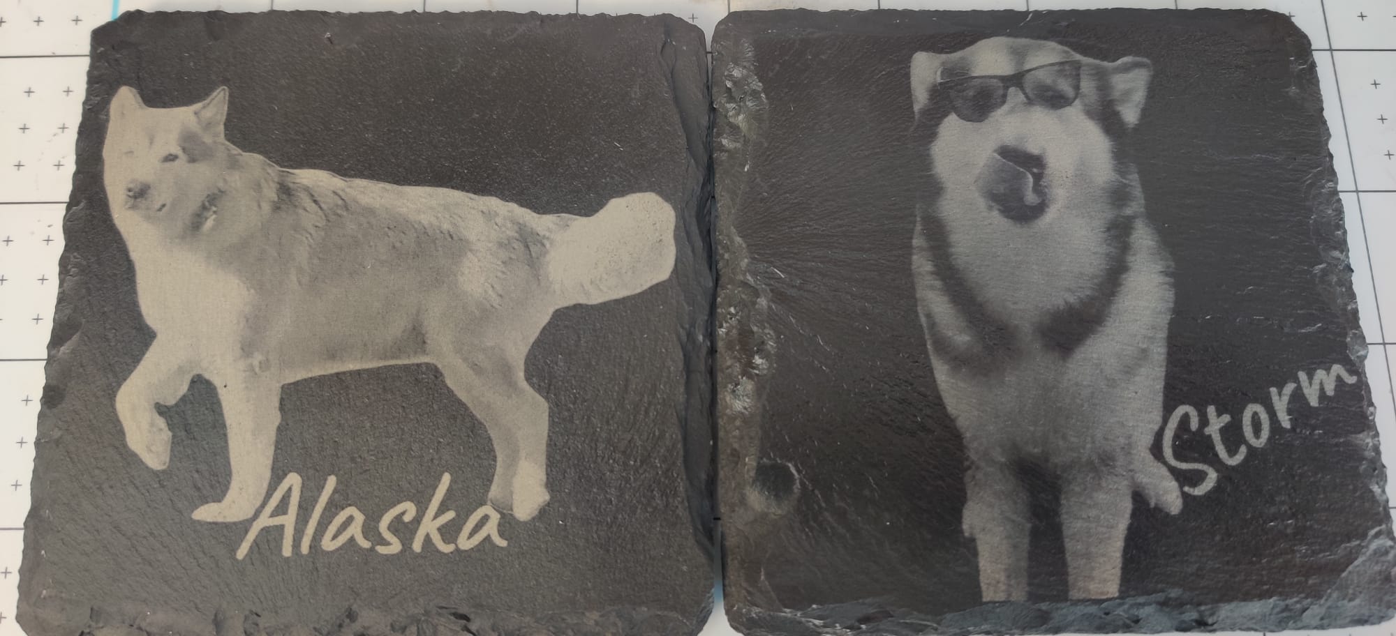 Slate personalized Coaster