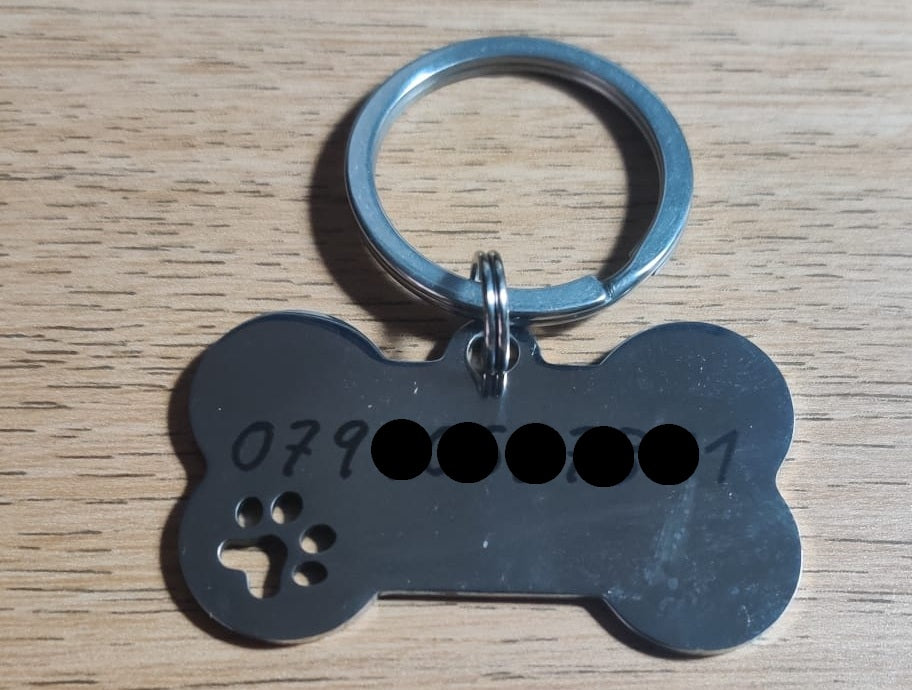 Personalised engraved Dog Tag