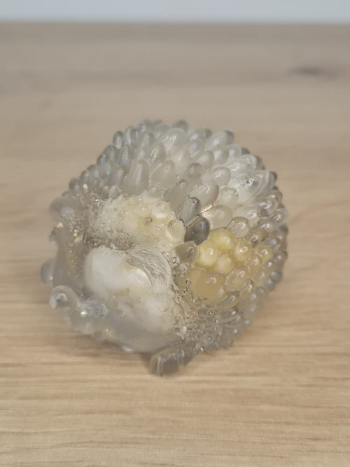 Handmade Resin Hedgehog