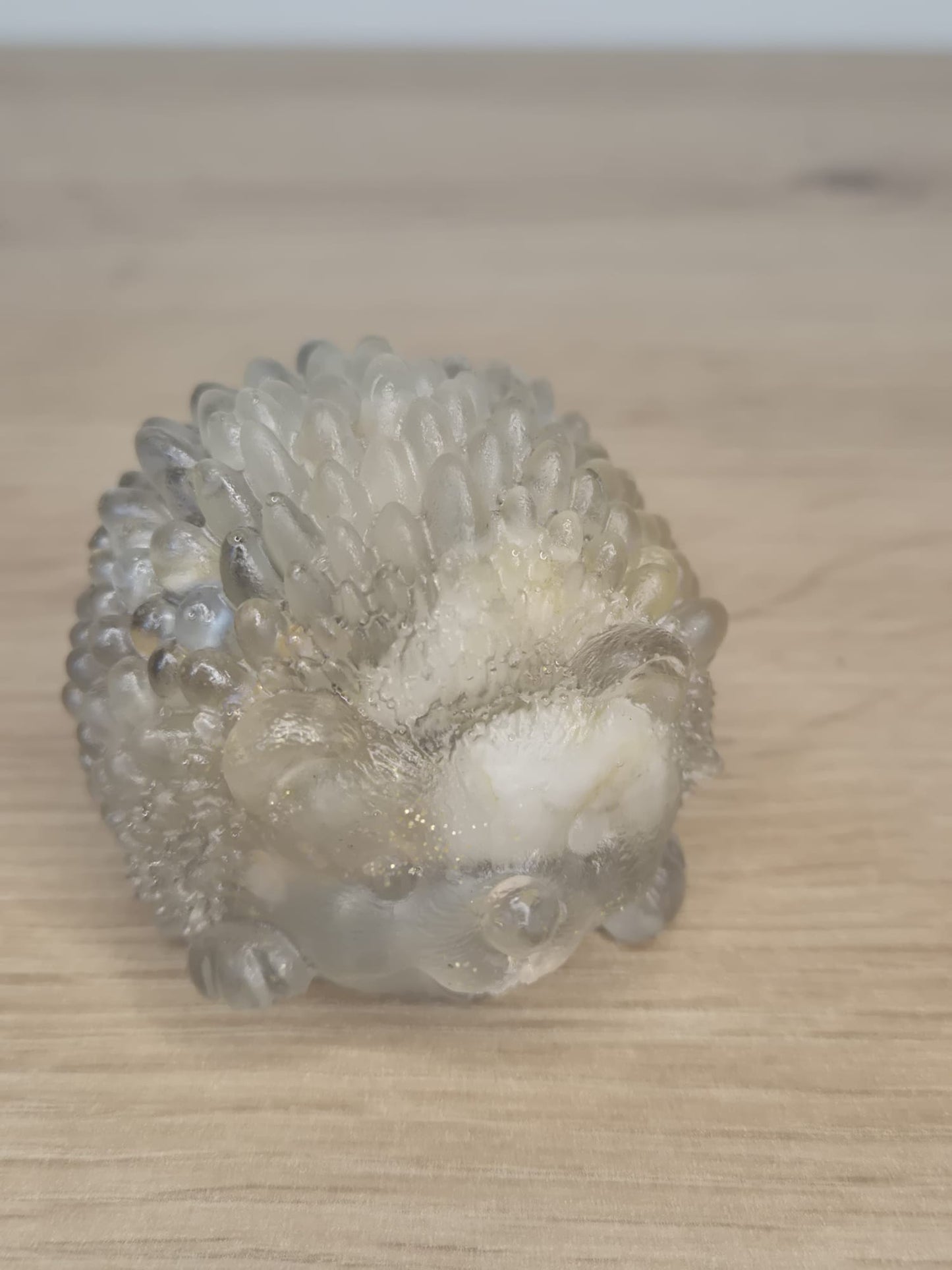 Handmade Resin Hedgehog