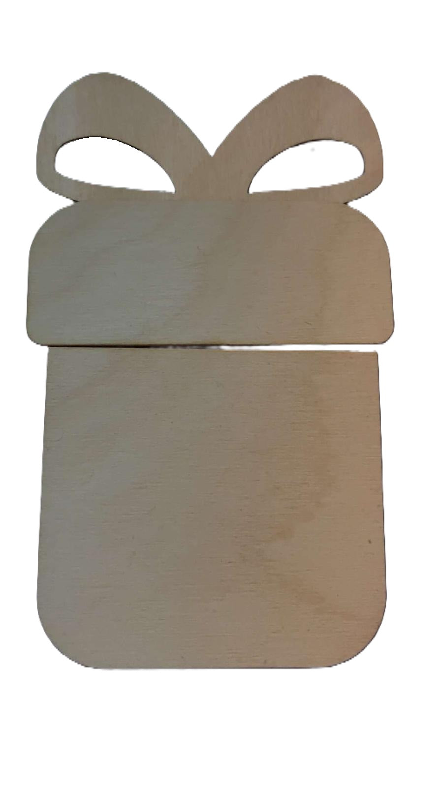 Wooden gift card holder box