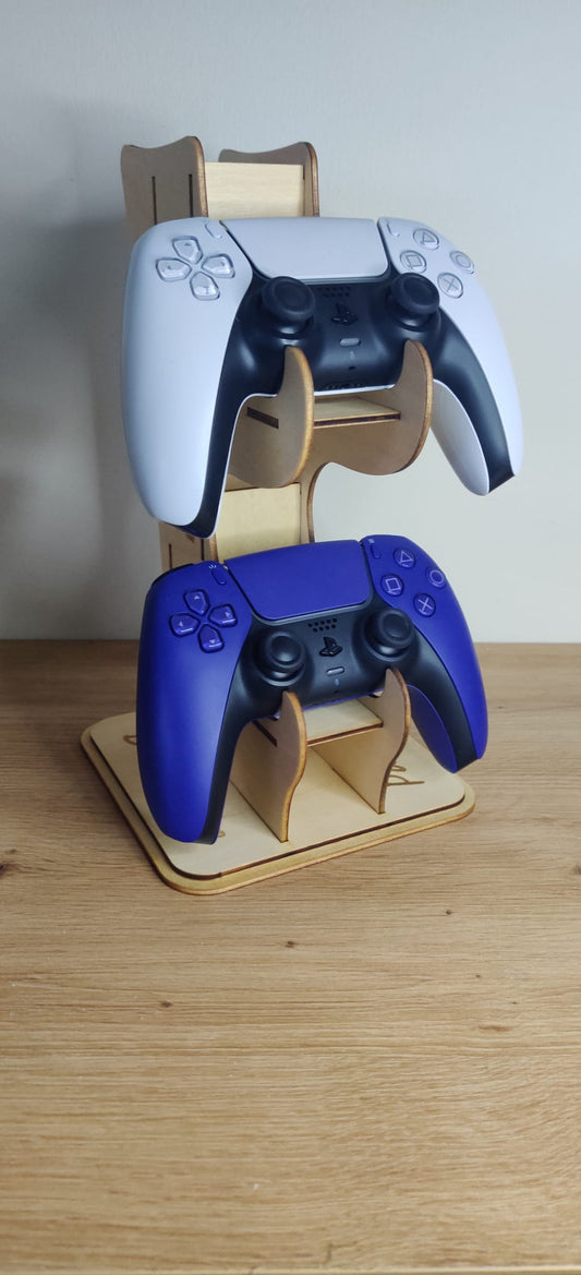 Wooden Stand for PS4 PS5 Xbox accessories - Controller and Headset stand