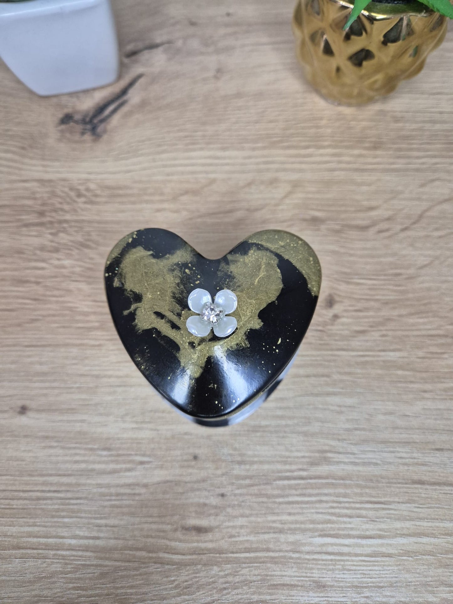 Resin Heart Box