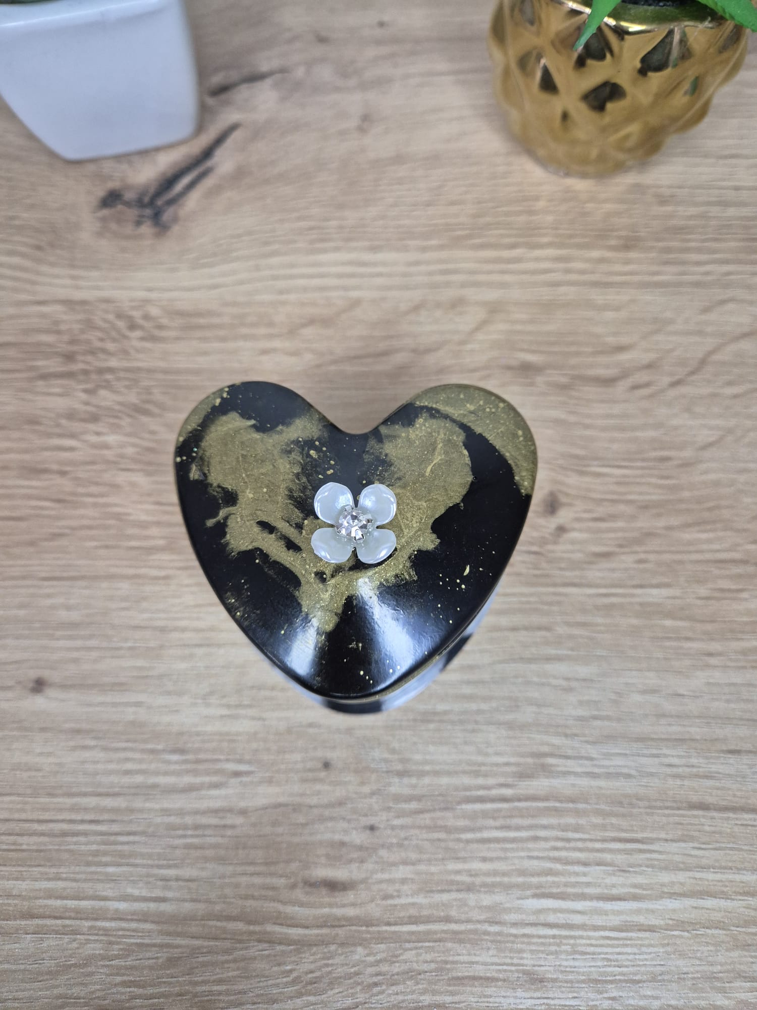 Resin Heart Box