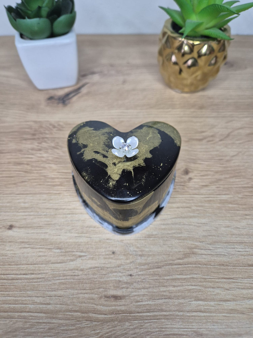 Resin Heart Box
