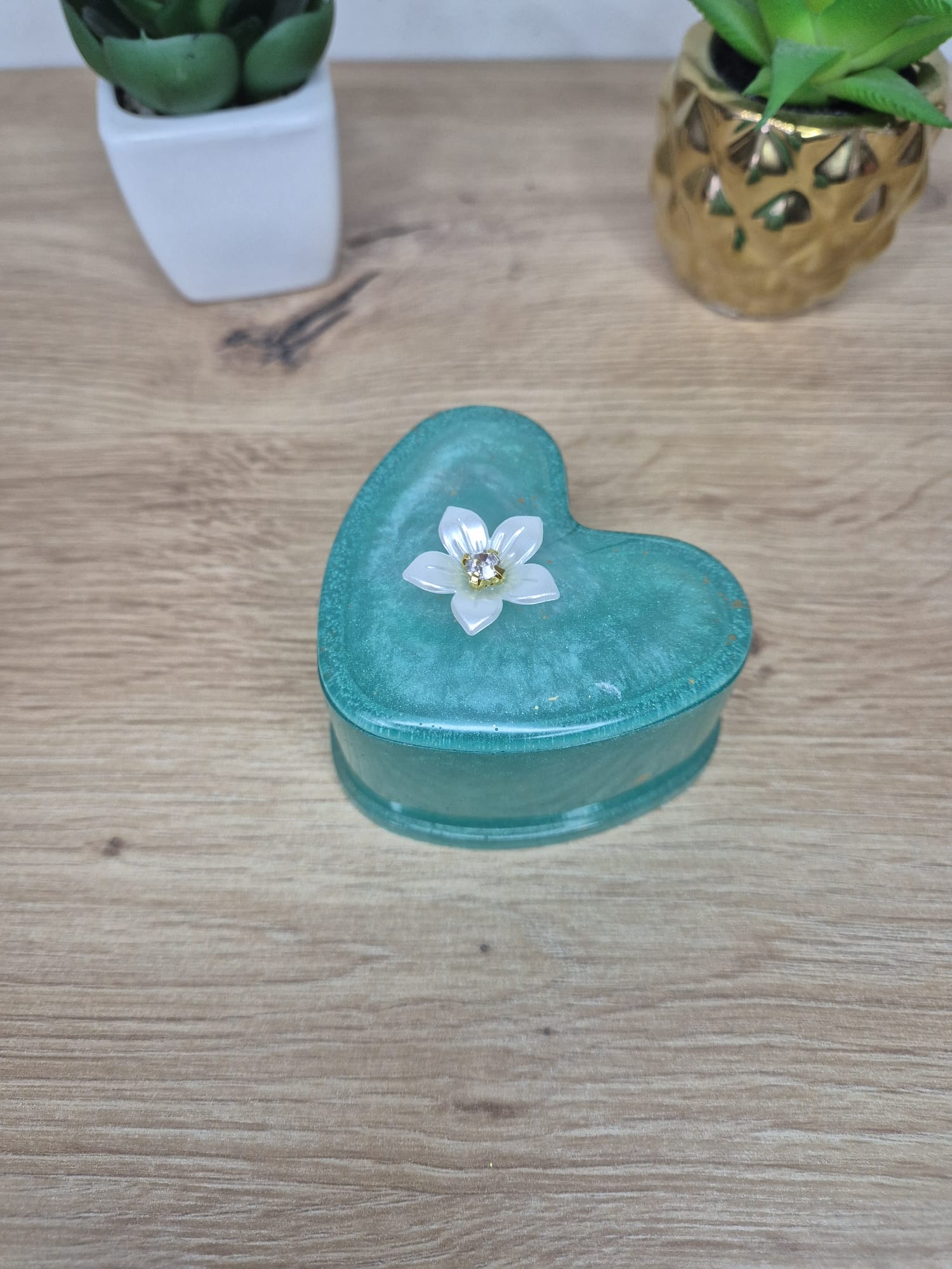 Resin Heart Box