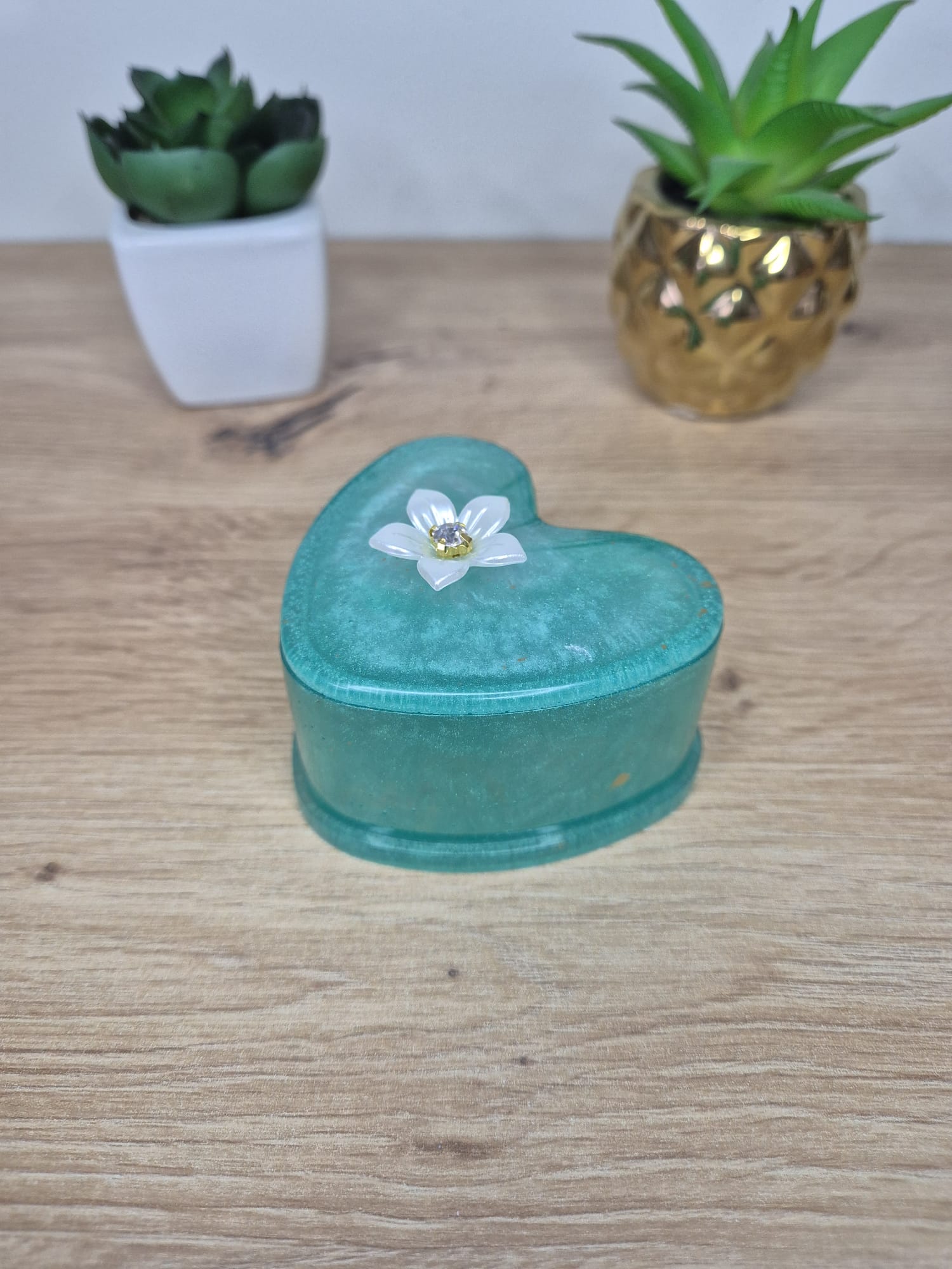 Resin Heart Box