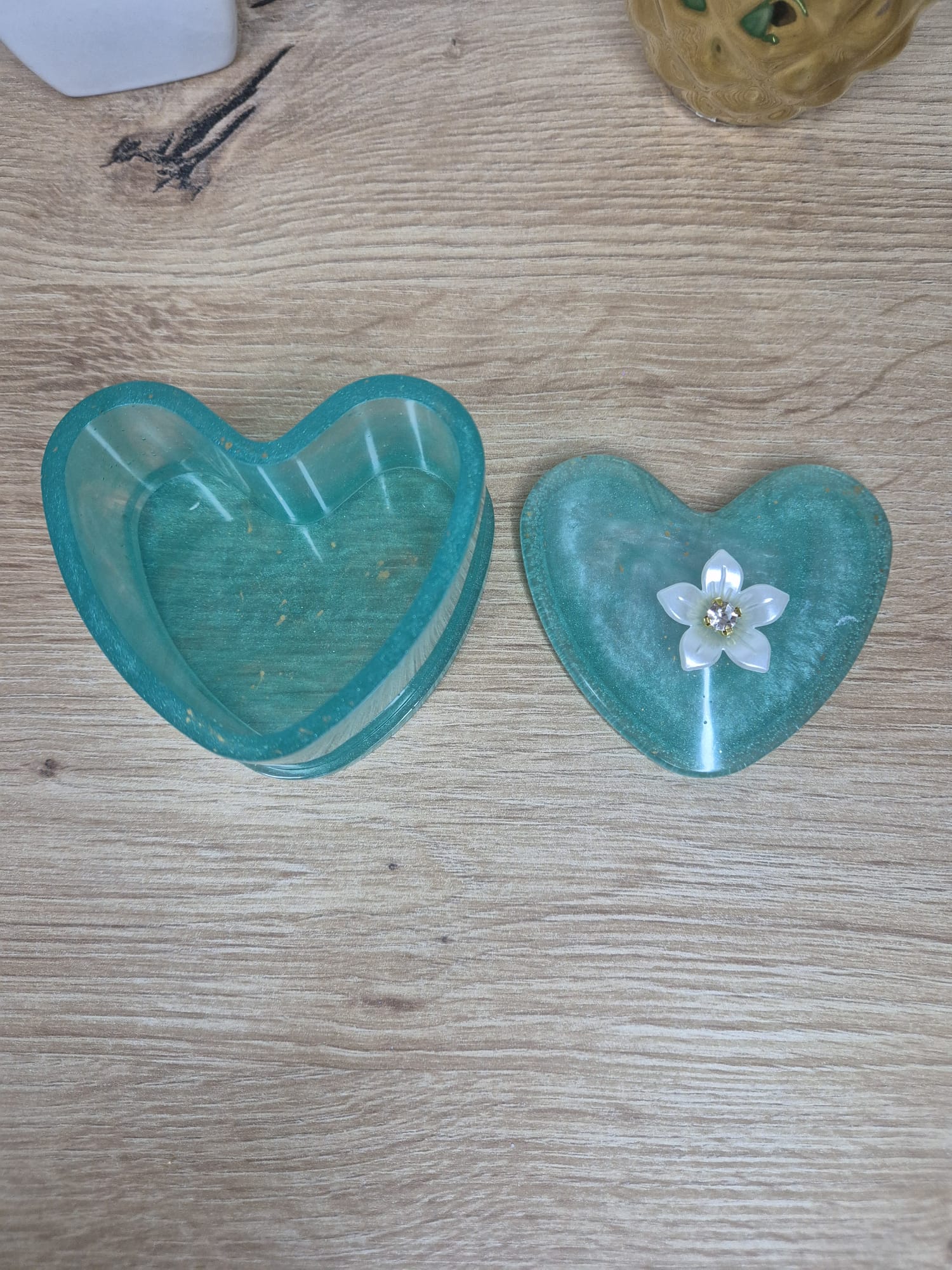 Resin Heart Box