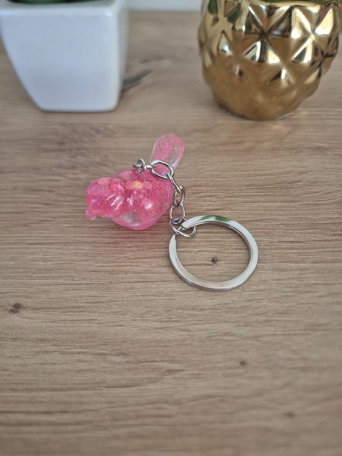 Resin Bird Keyring