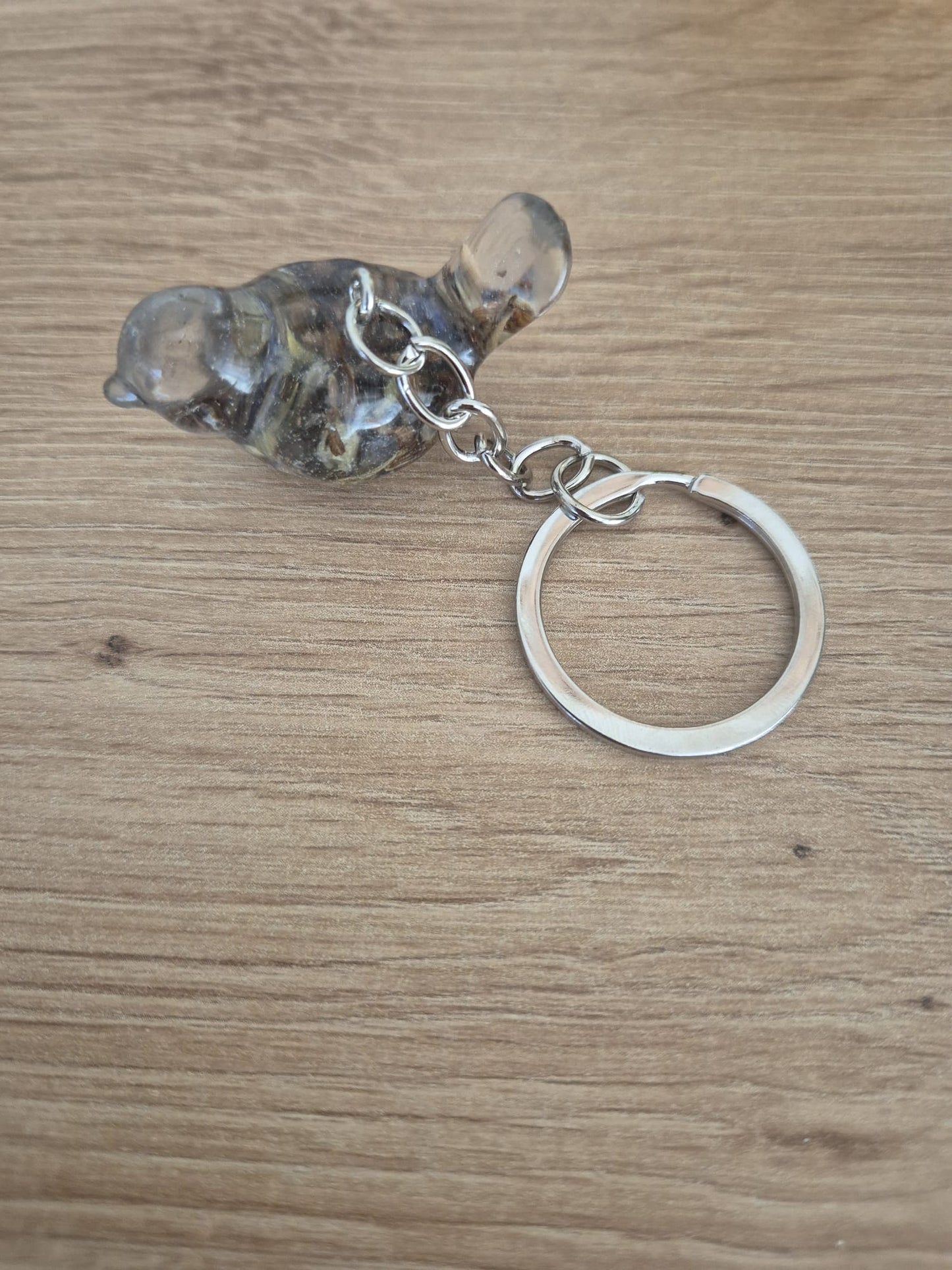 Resin Bird Keyring