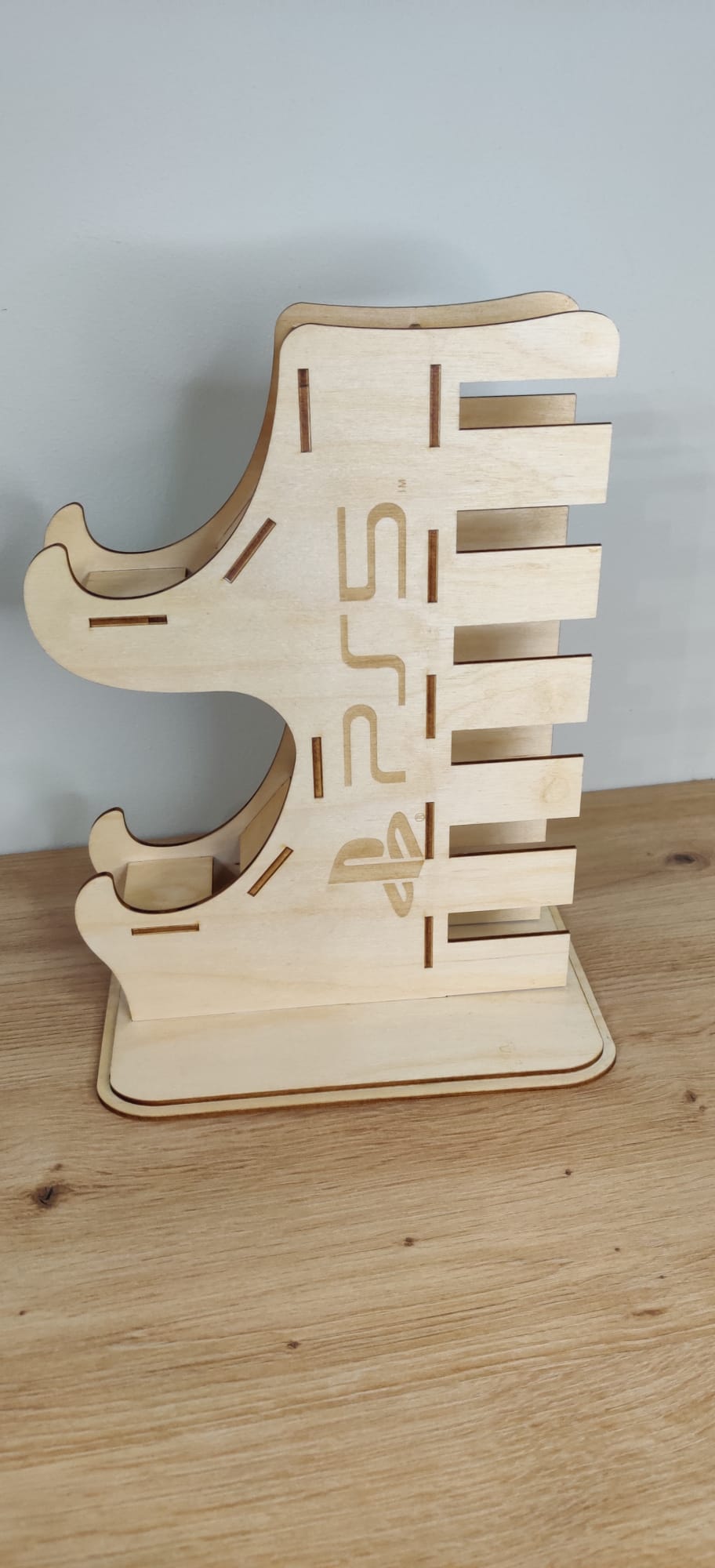 Wooden Stand for PS4 PS5 Xbox accessories - Controller, Headset and games stand
