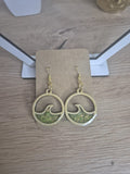 Resin Wooden earrings