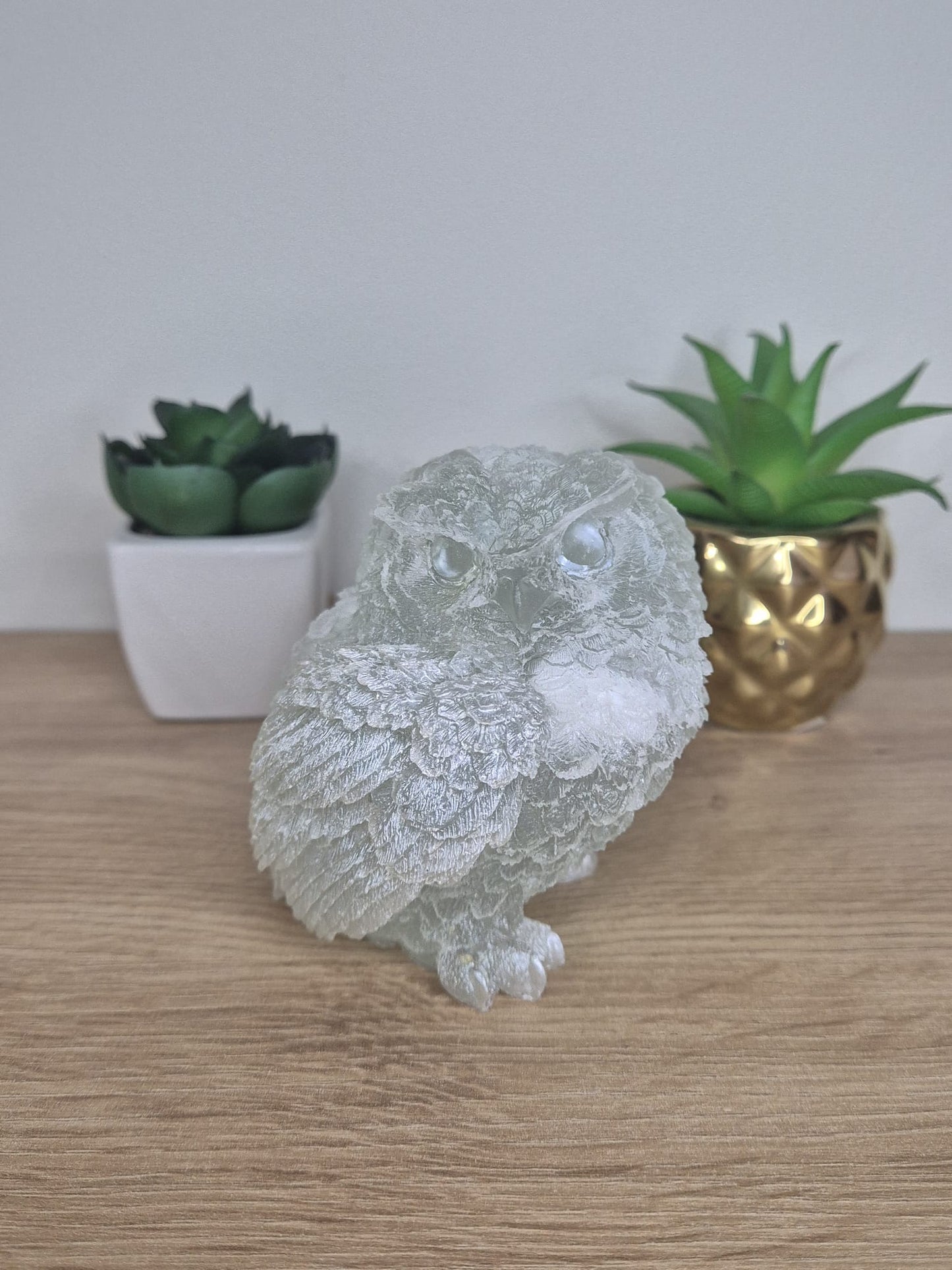 Handmade Resin Owl Figure