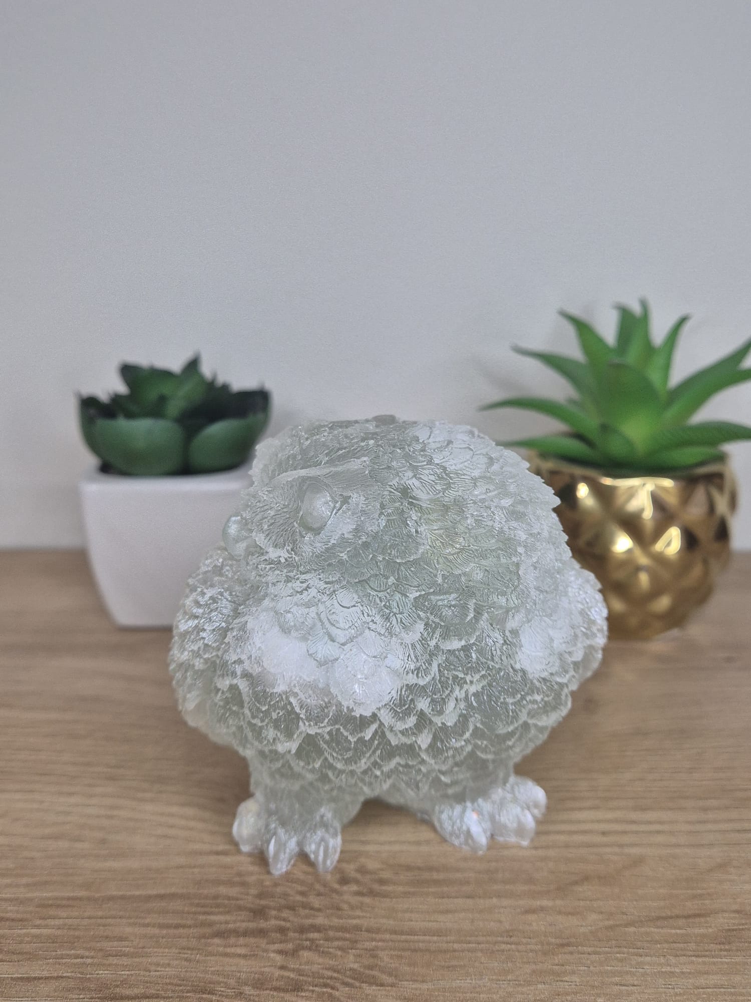 Handmade Resin Owl Figure