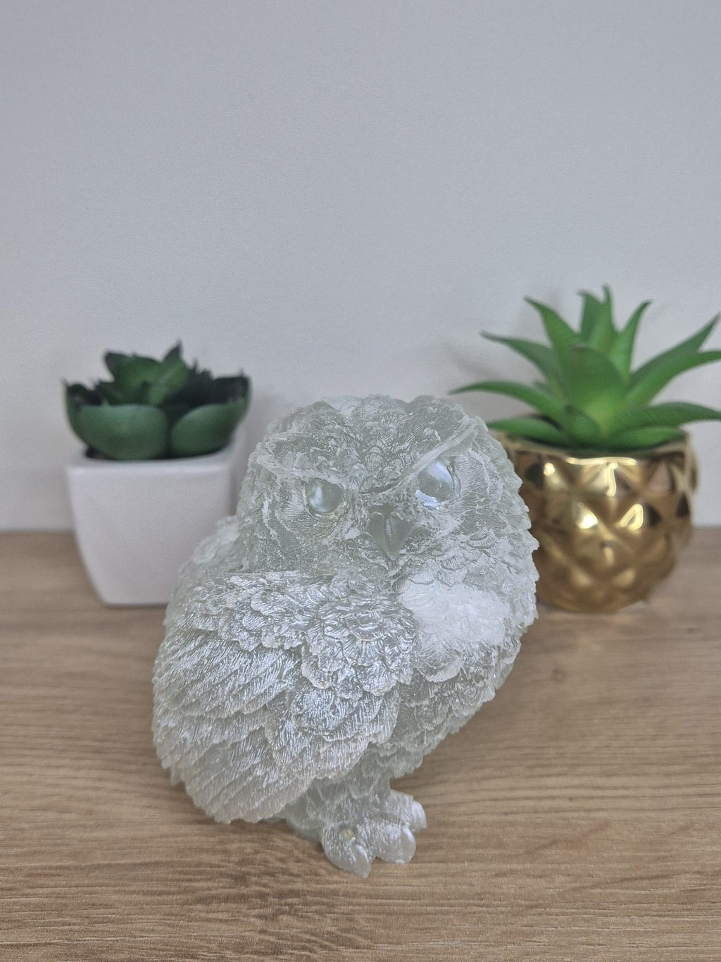 Handmade Resin Owl Figure