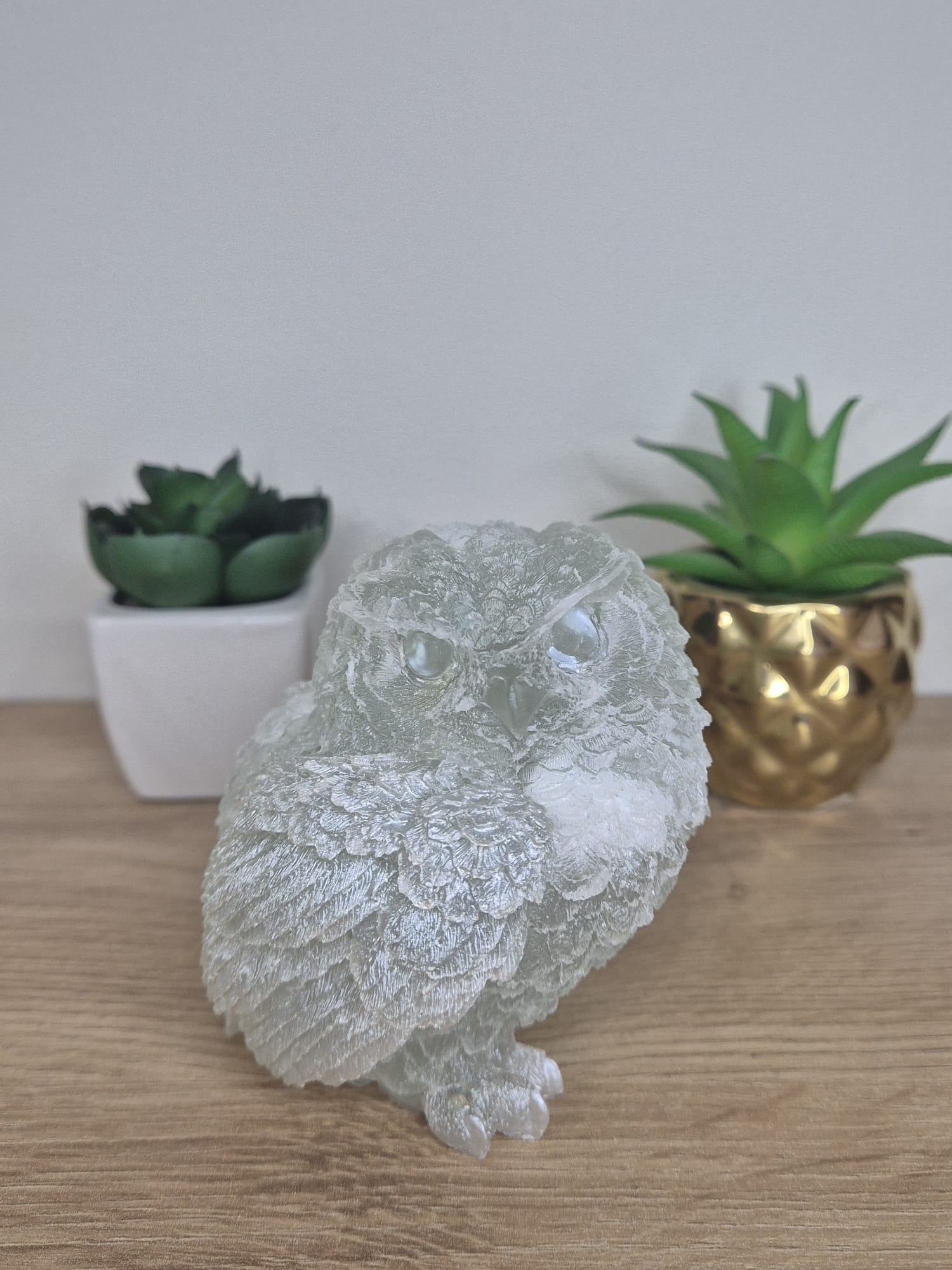 Handmade Resin Owl Figure