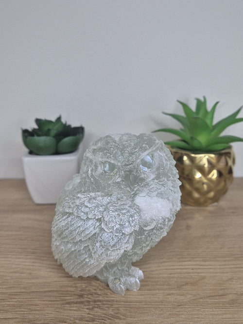 Handmade Resin Owl Figure