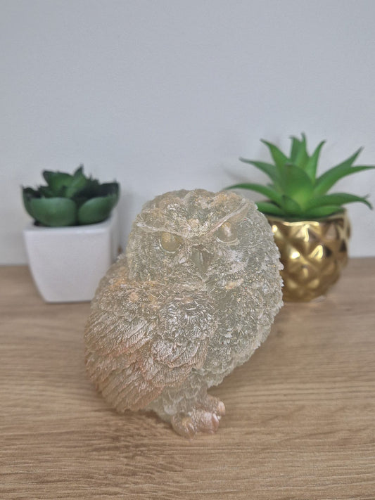 Handmade Resin Owl Figure