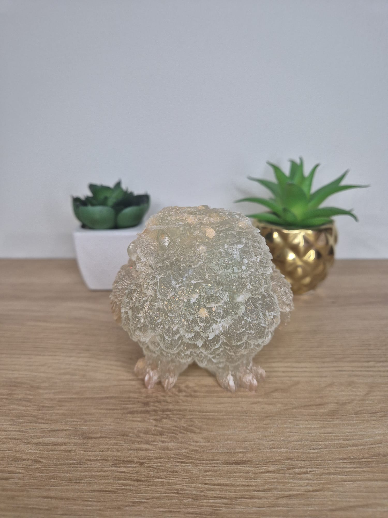 Handmade Resin Owl Figure