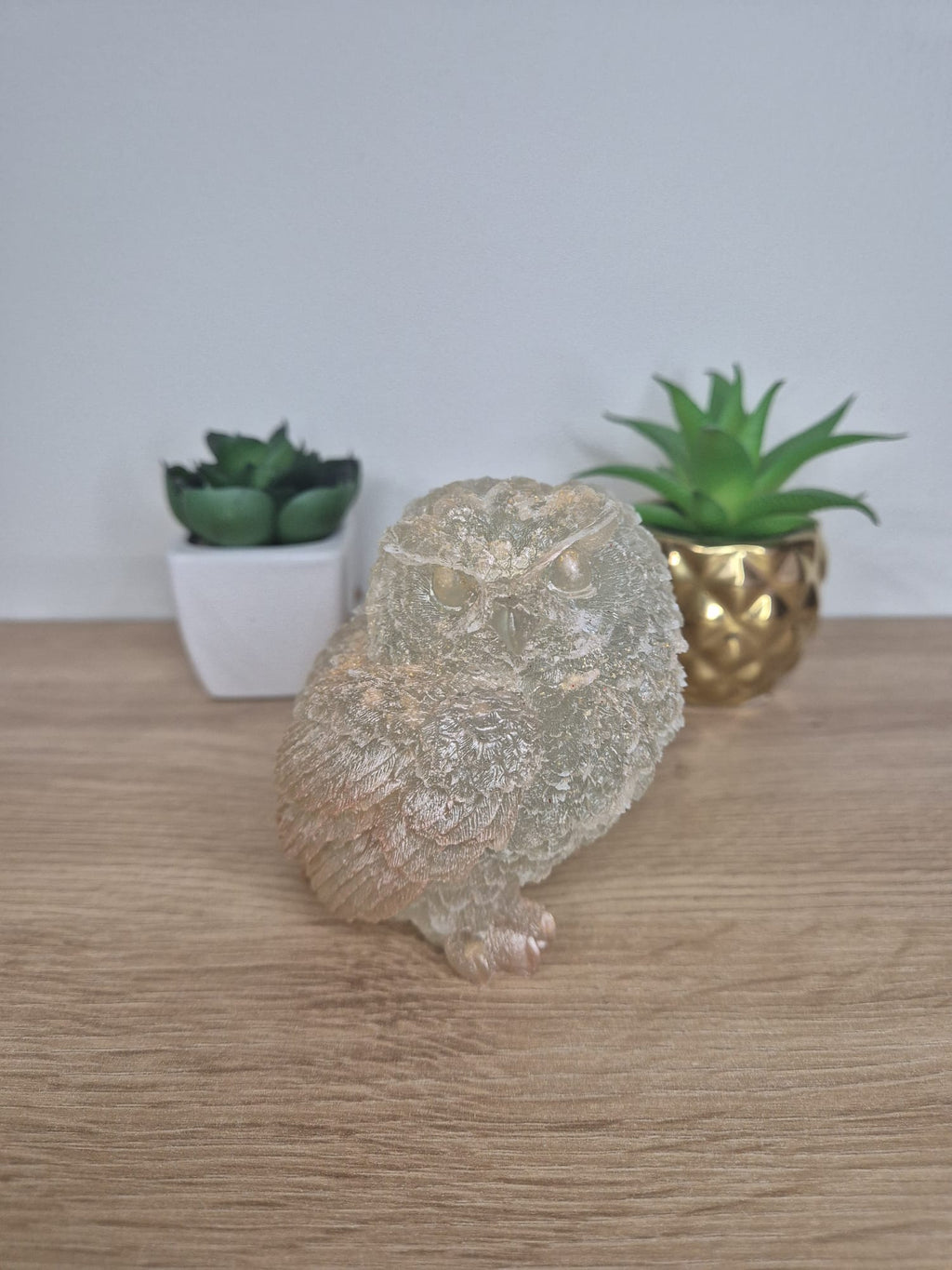Handmade Resin Owl Figure