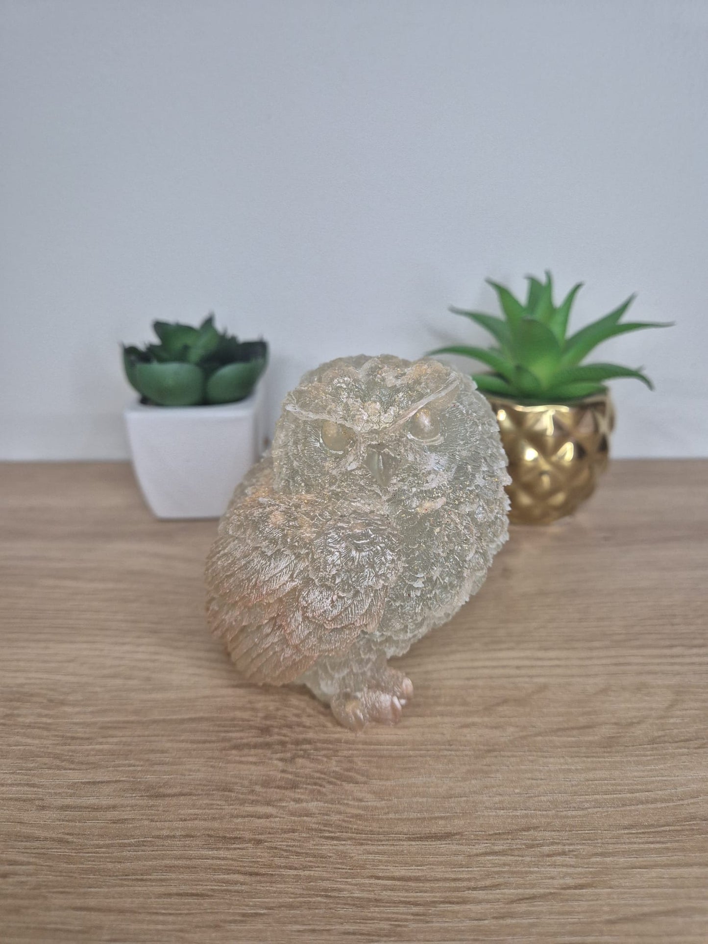 Handmade Resin Owl Figure