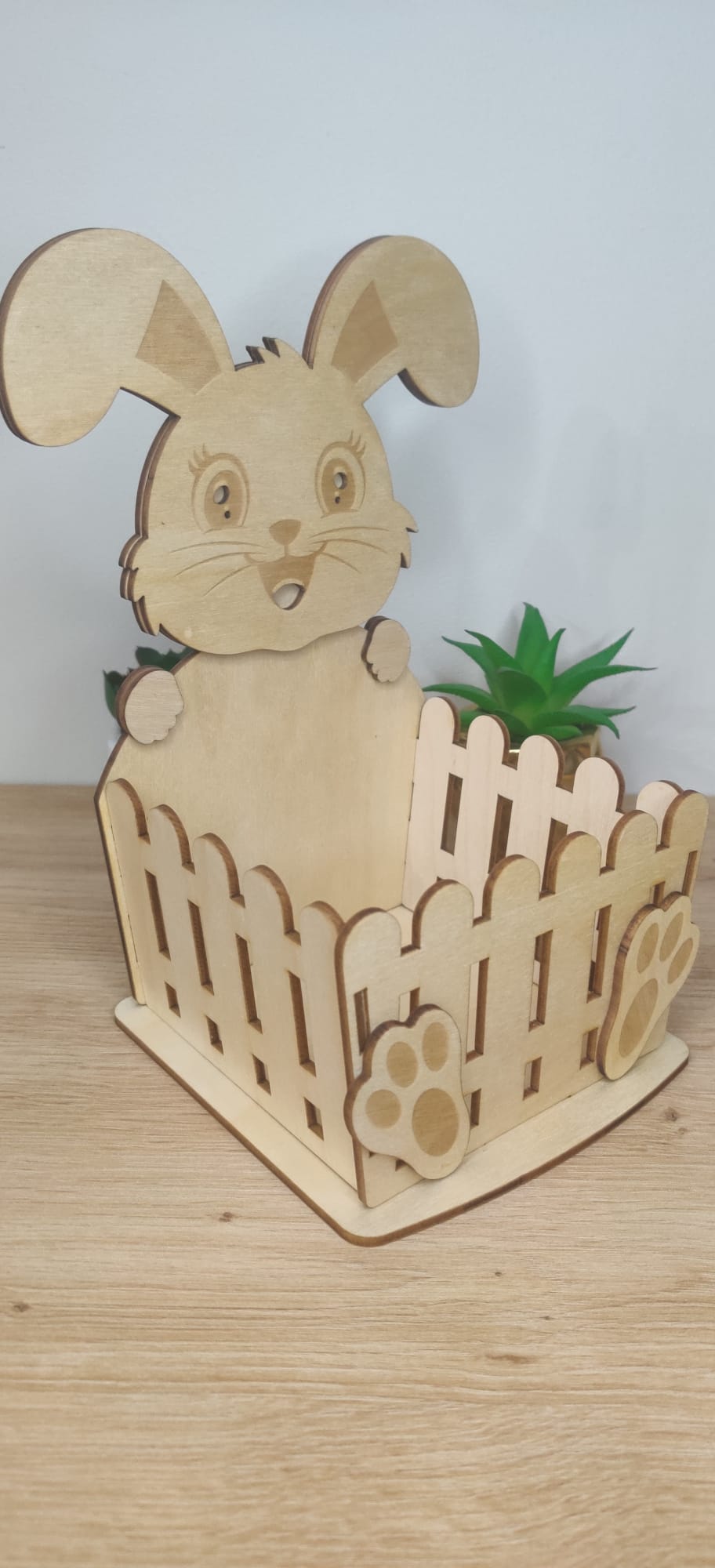 Easter Bunny Wooden Box