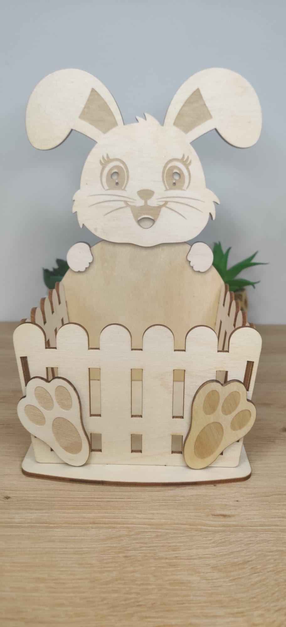 Easter Bunny Wooden Box