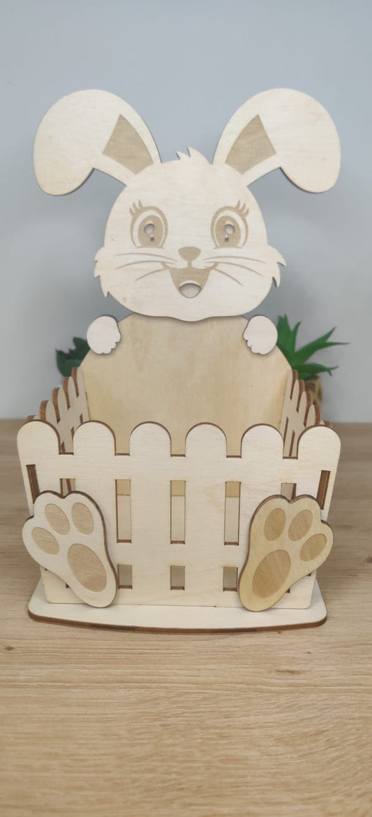 Easter Bunny Wooden Box