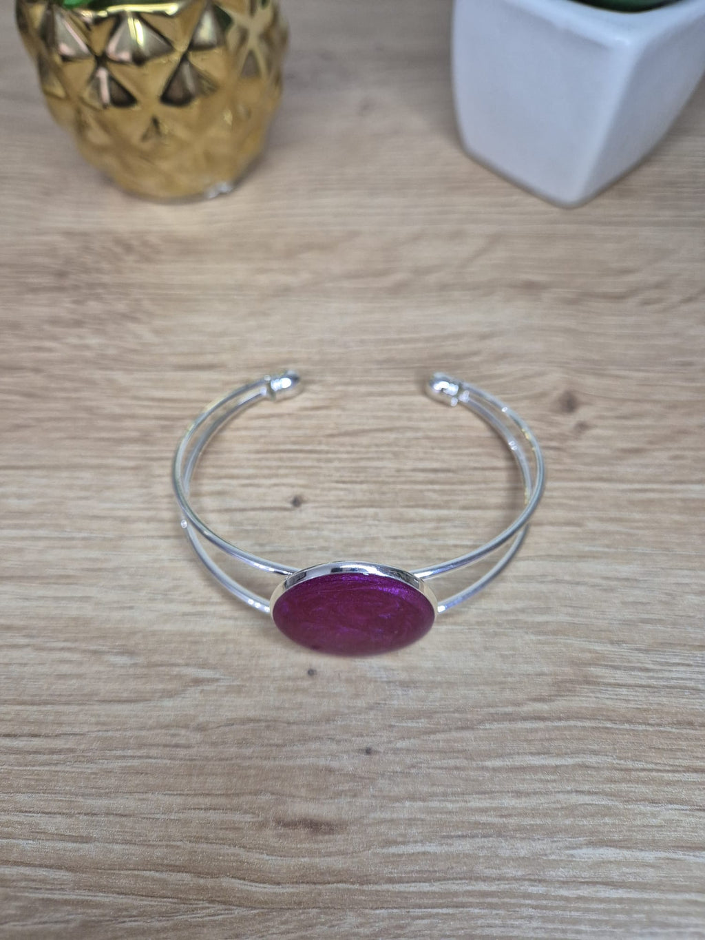 Resin Bangle Bracelet