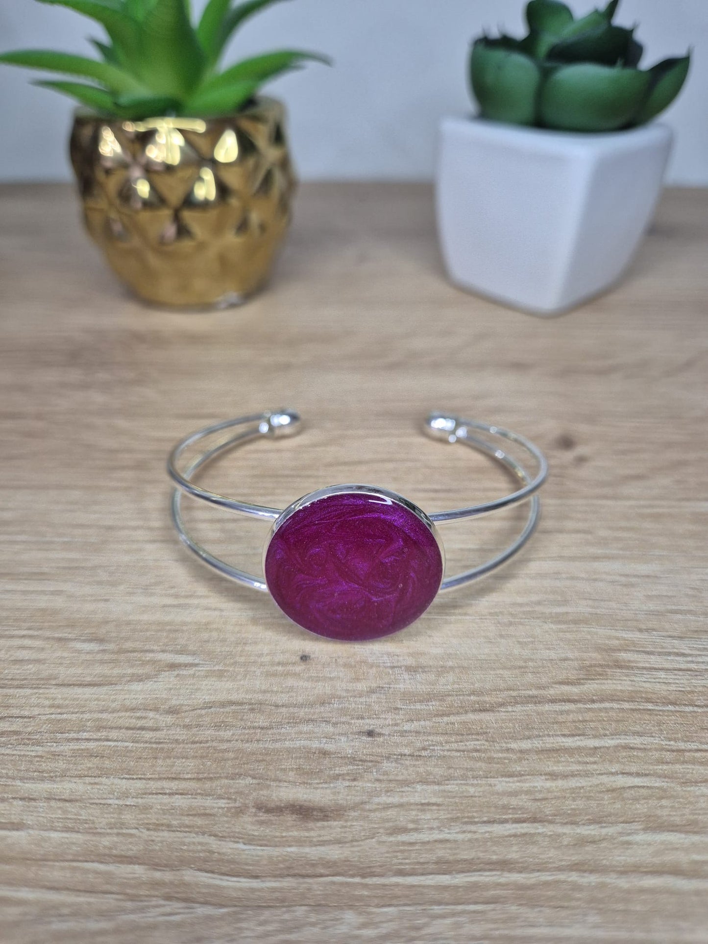Resin Bangle Bracelet