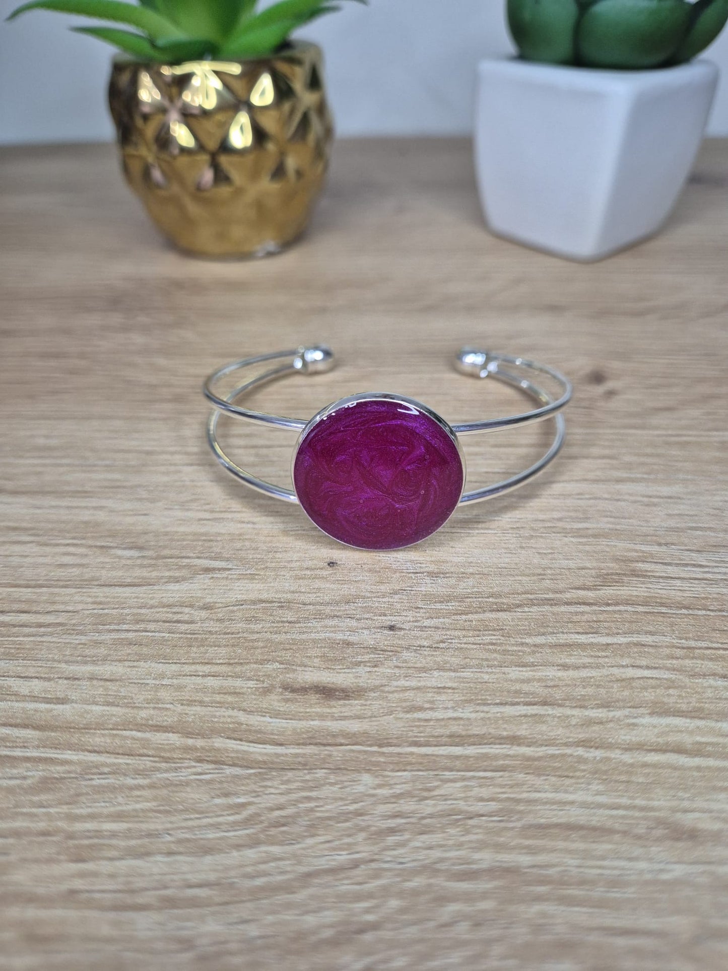 Resin Bangle Bracelet