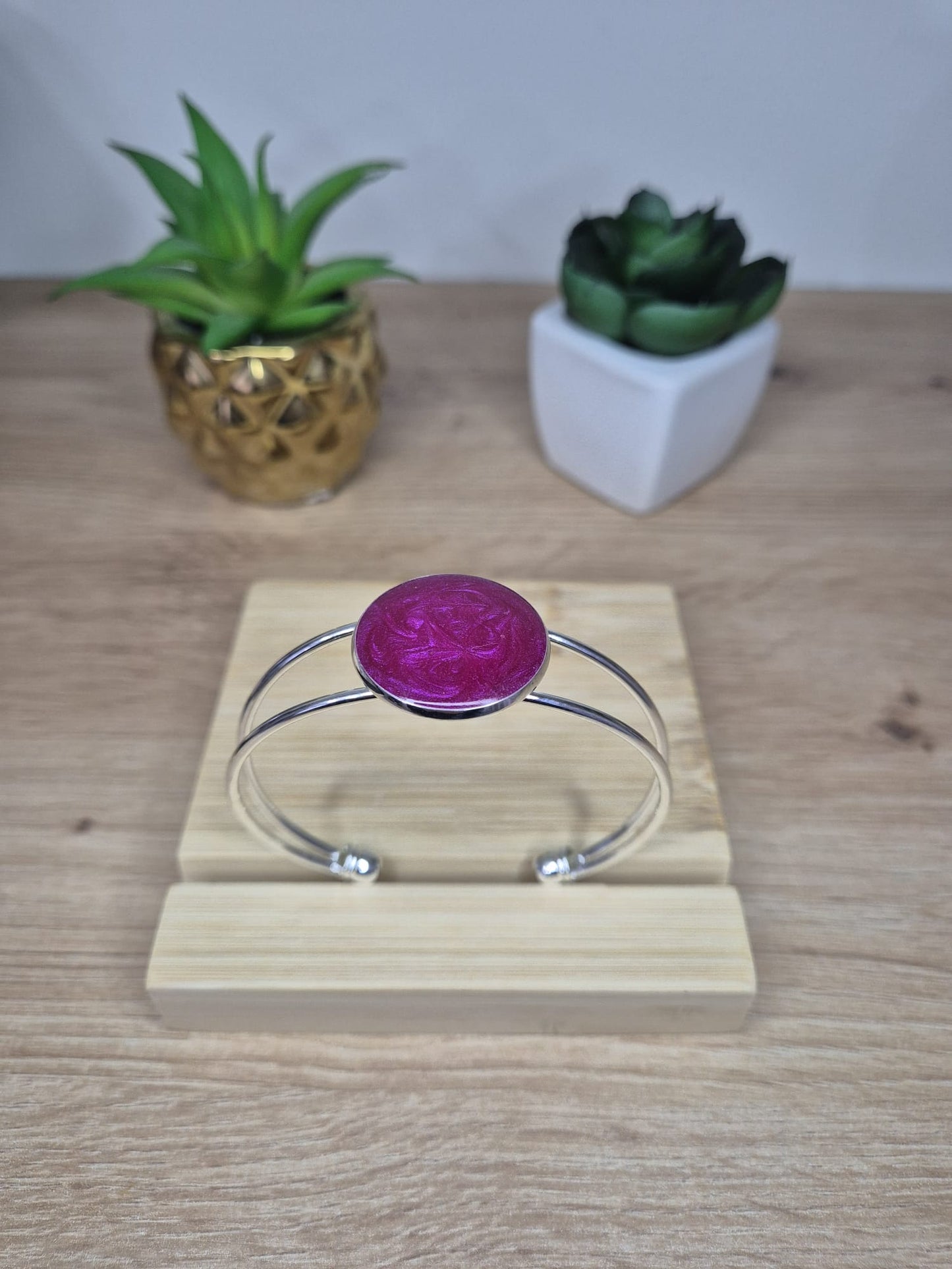 Resin Bangle Bracelet