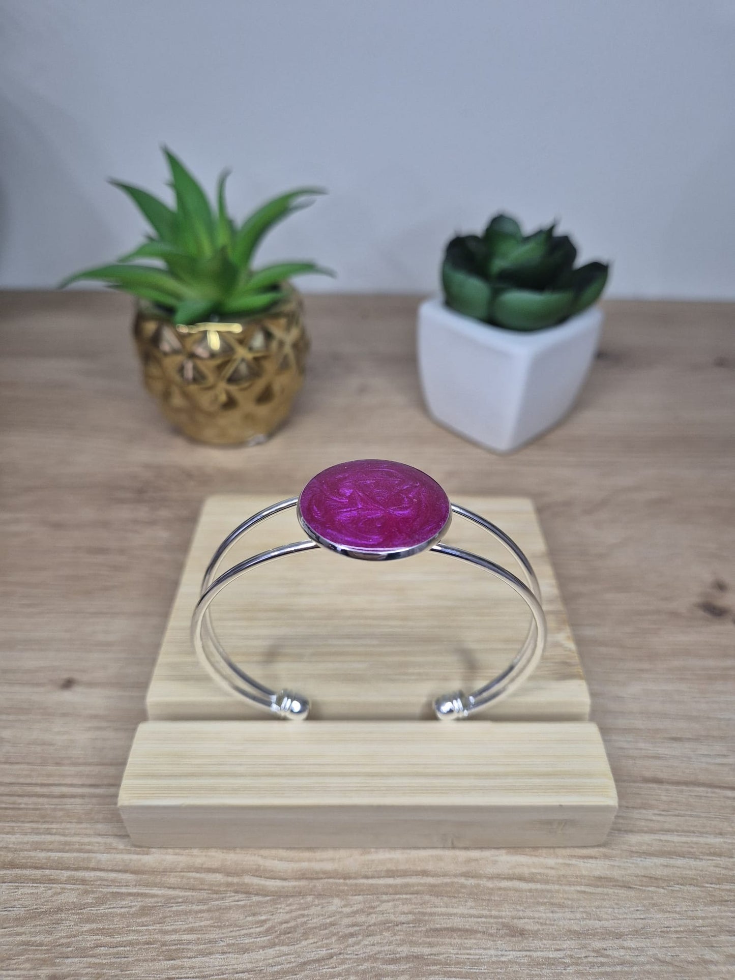 Resin Bangle Bracelet