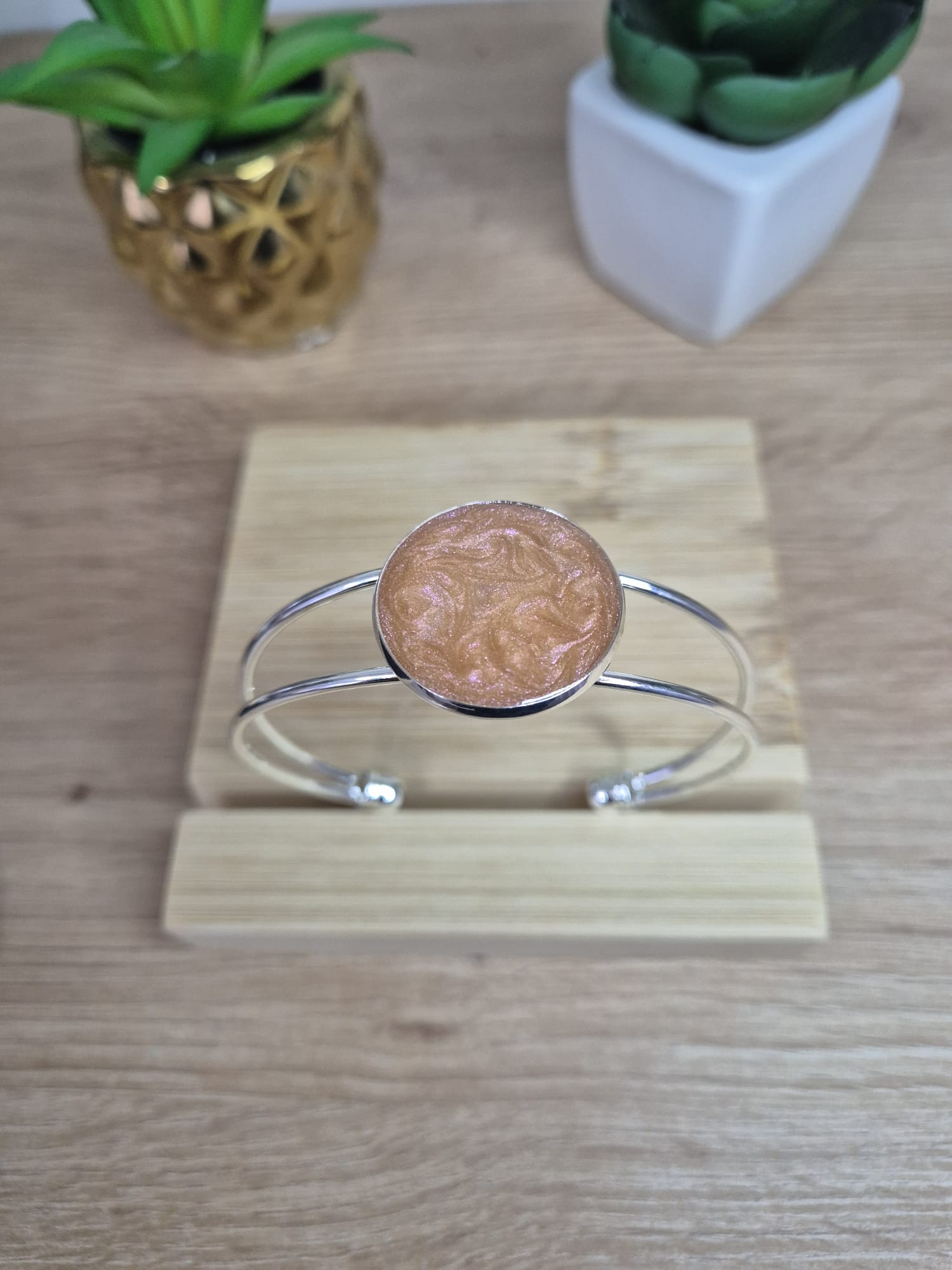 Resin Bangle Bracelet
