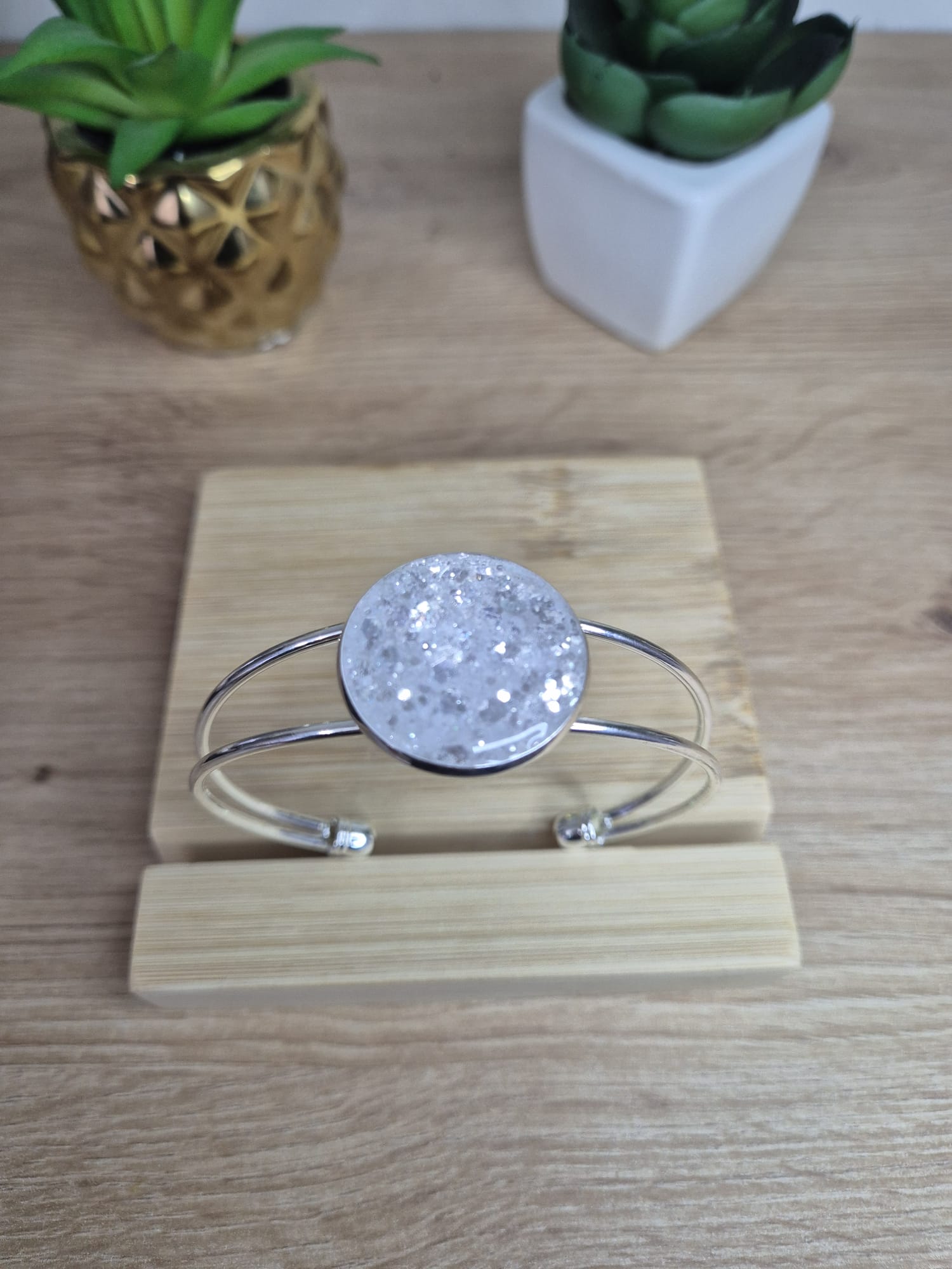 Resin Bangle Bracelet