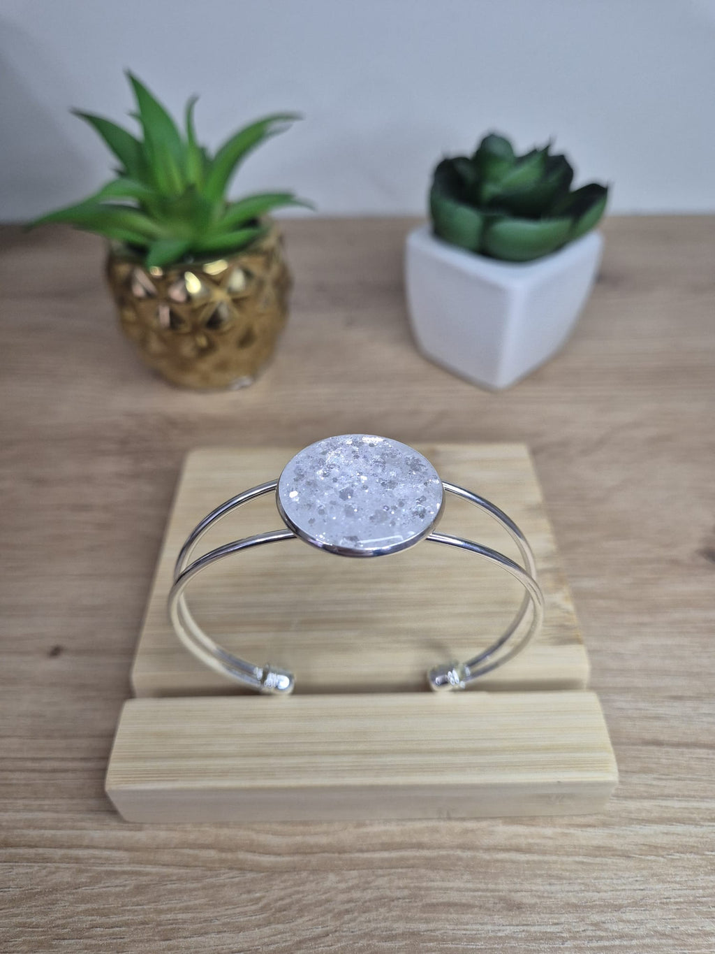 Resin Bangle Bracelet