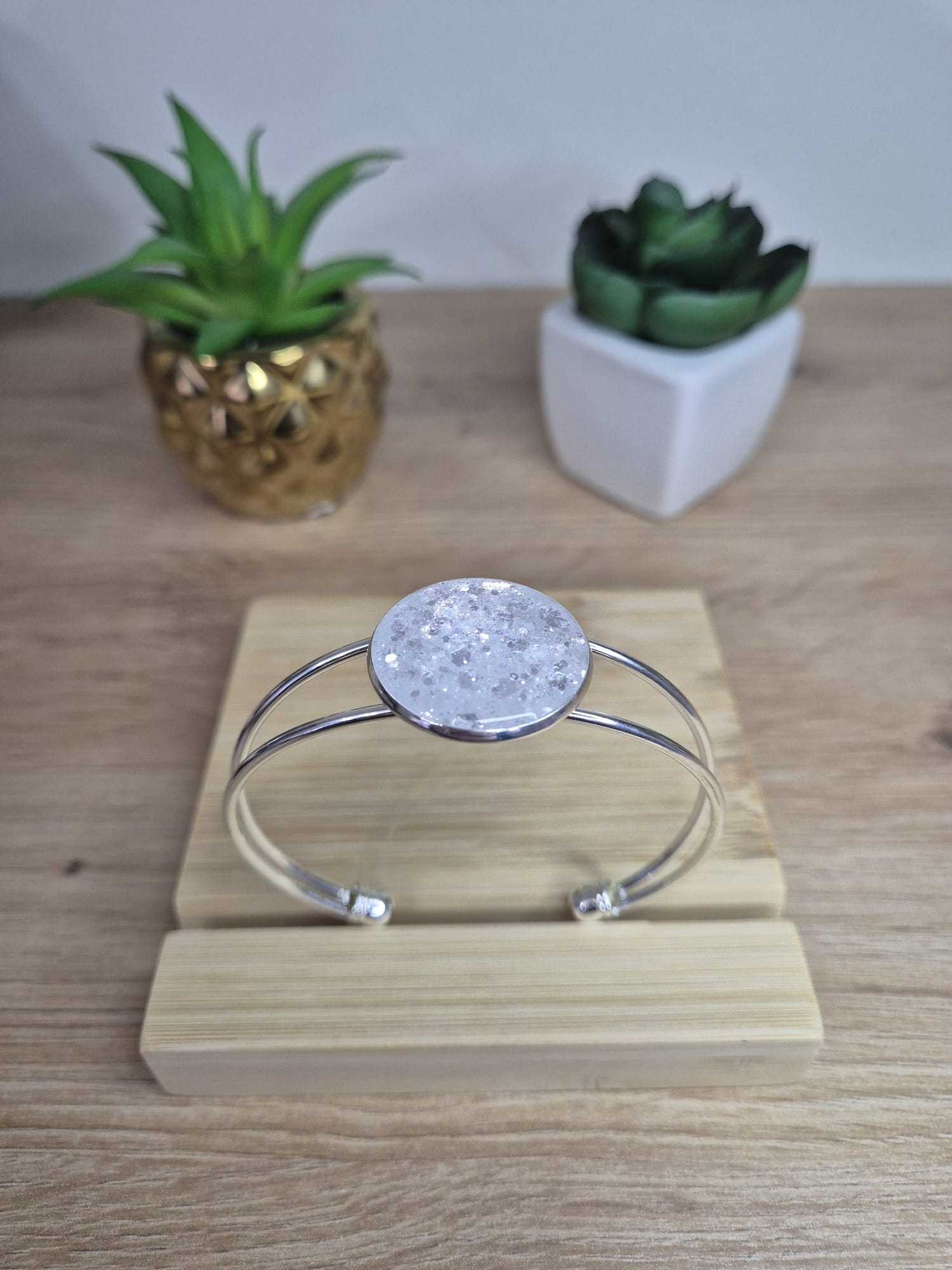 Resin Bangle Bracelet