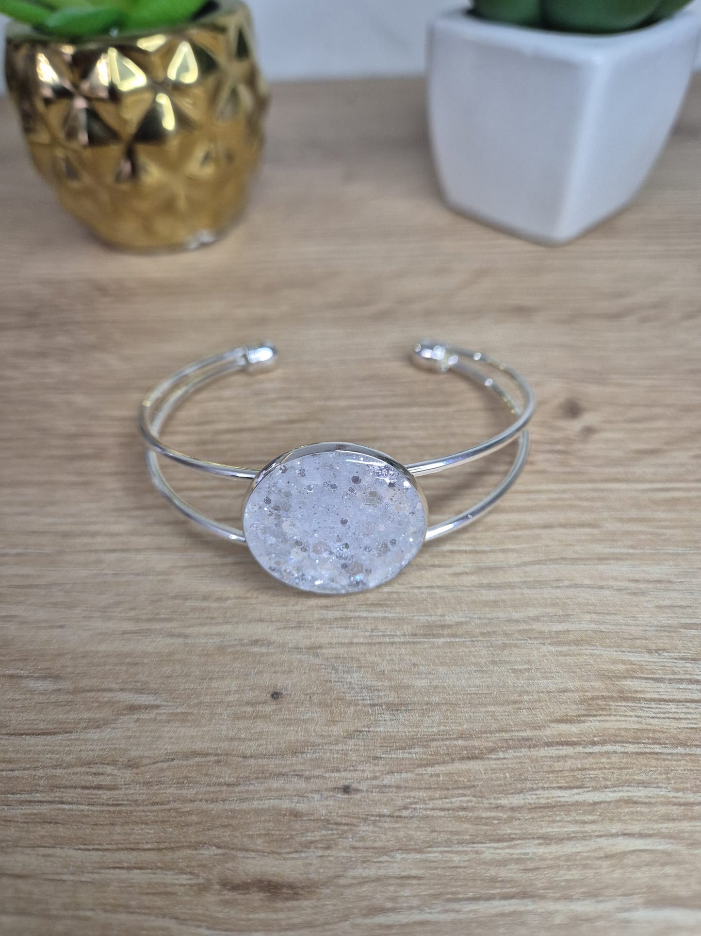Resin Bangle Bracelet