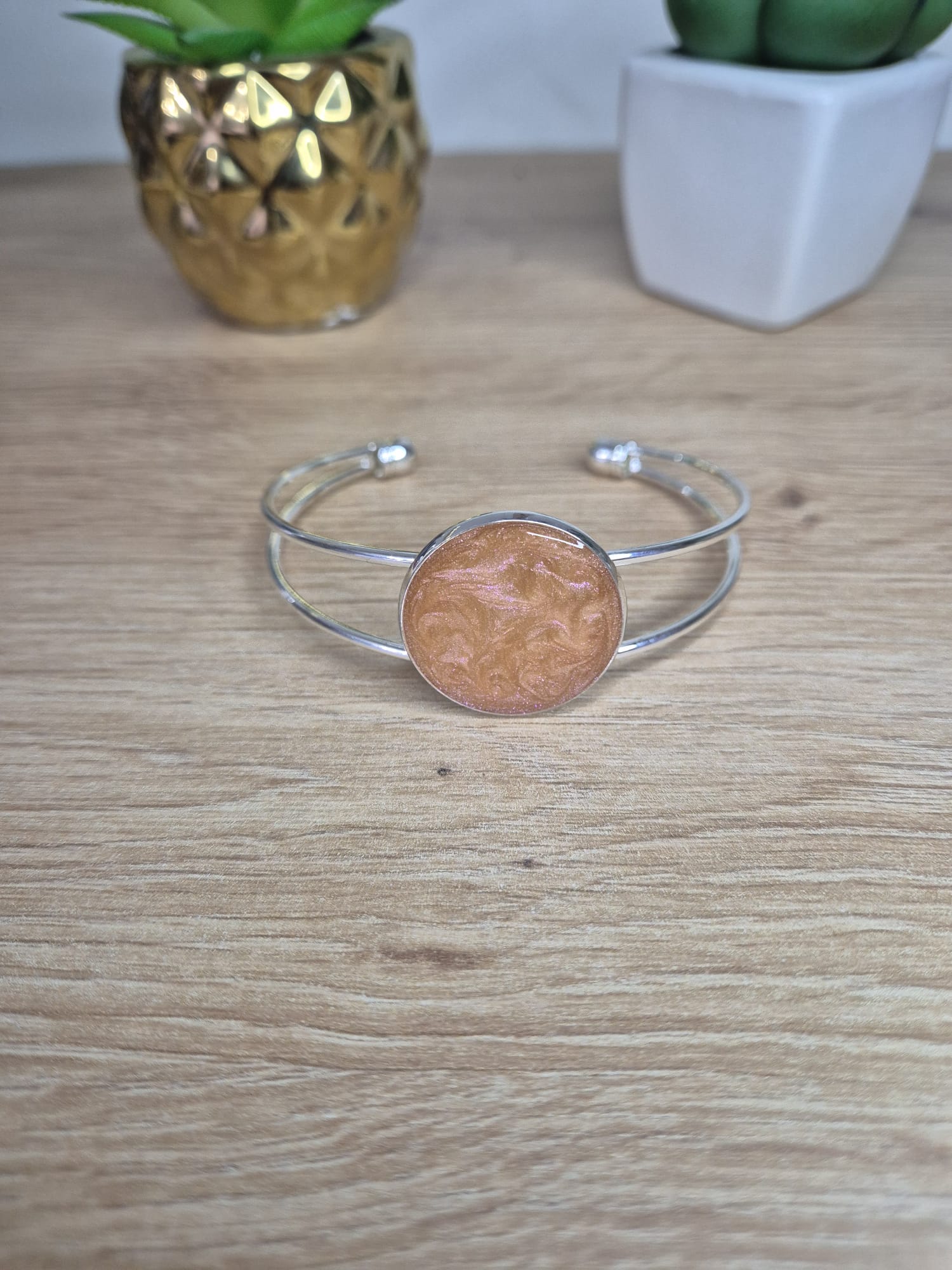Resin Bangle Bracelet