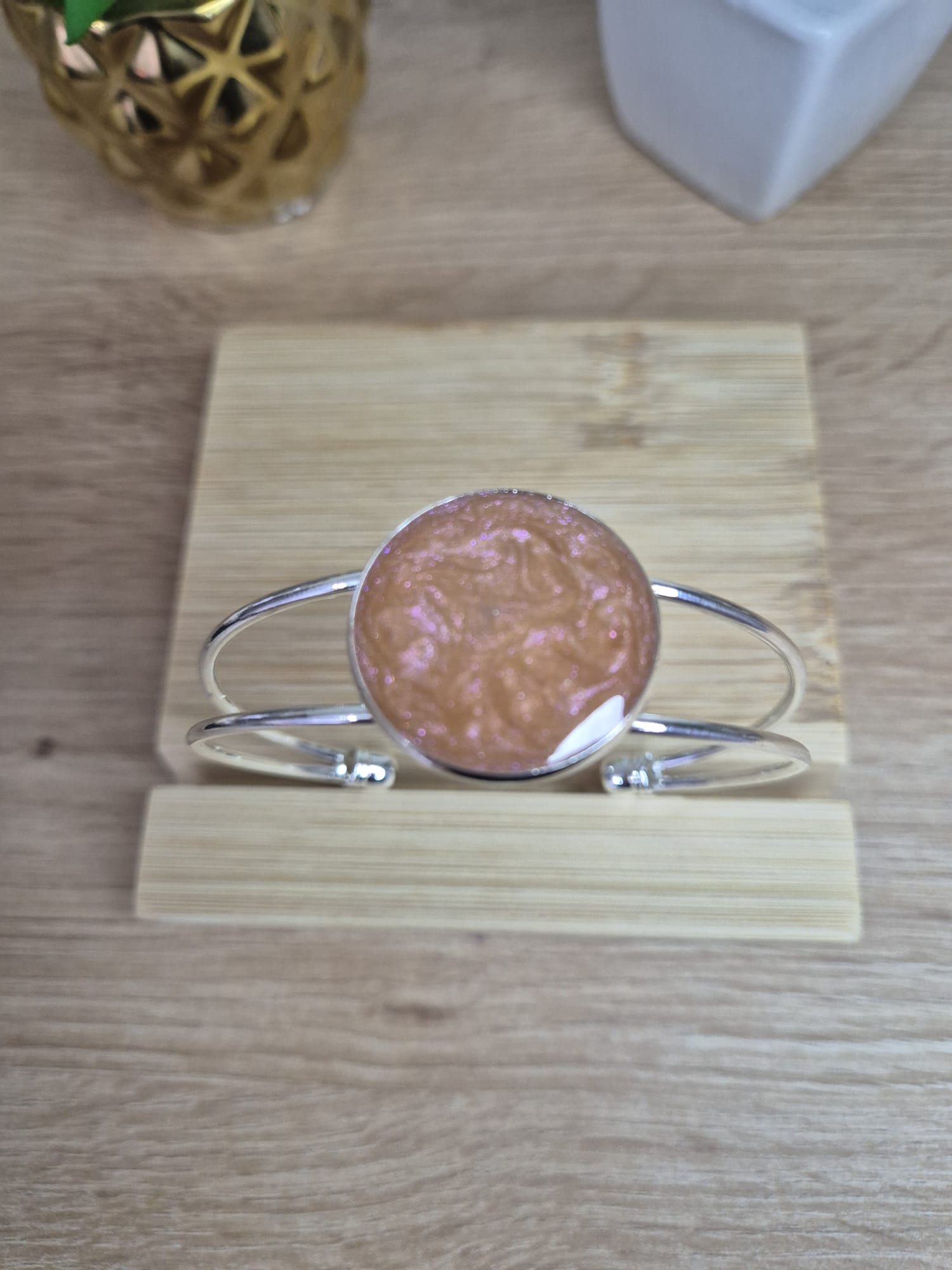 Resin Bangle Bracelet