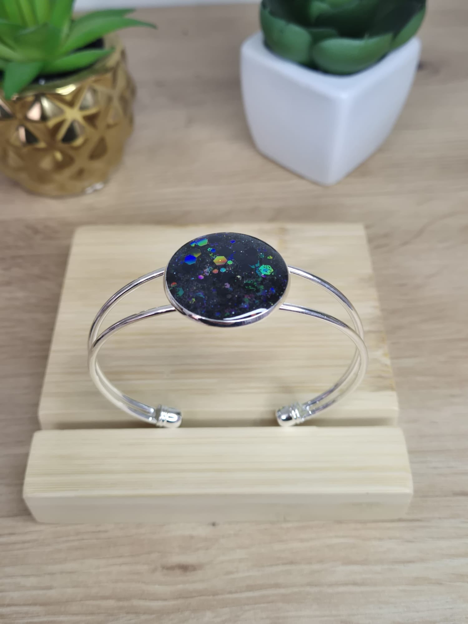 Resin Bangle Bracelet