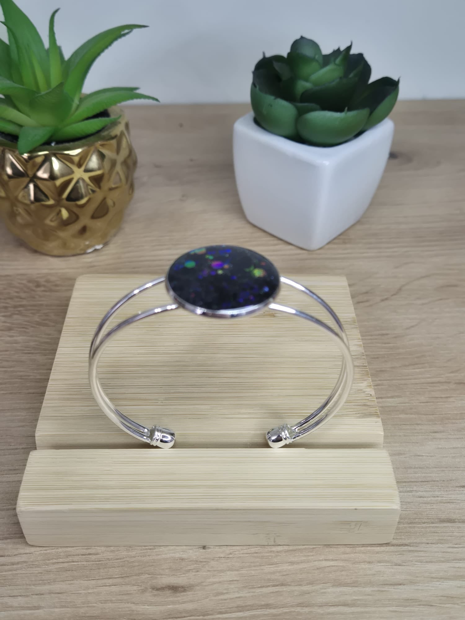 Resin Bangle Bracelet