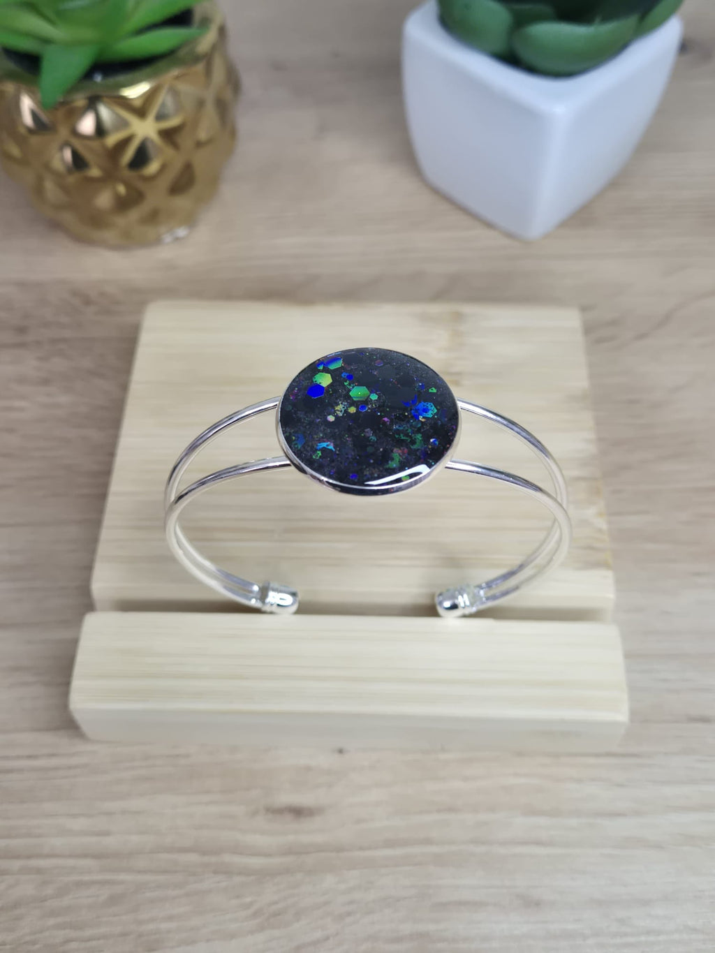 Resin Bangle Bracelet
